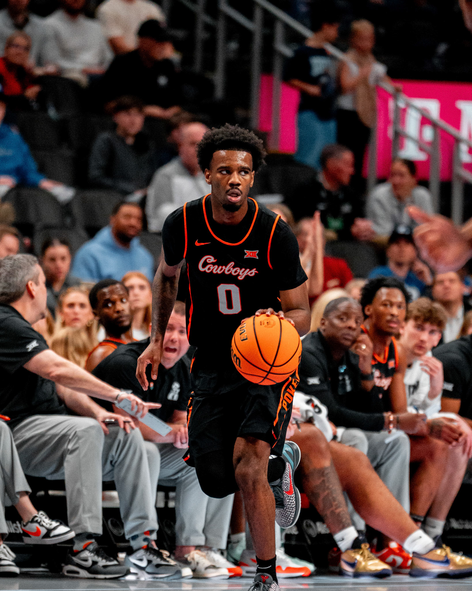 Image Taken at MBB vs TCU (Big 12 Tournamentt, 12, 03, 2026, T-Mobile Center, Kansas City Missouri. Carson Skidmore/OSU Athletics