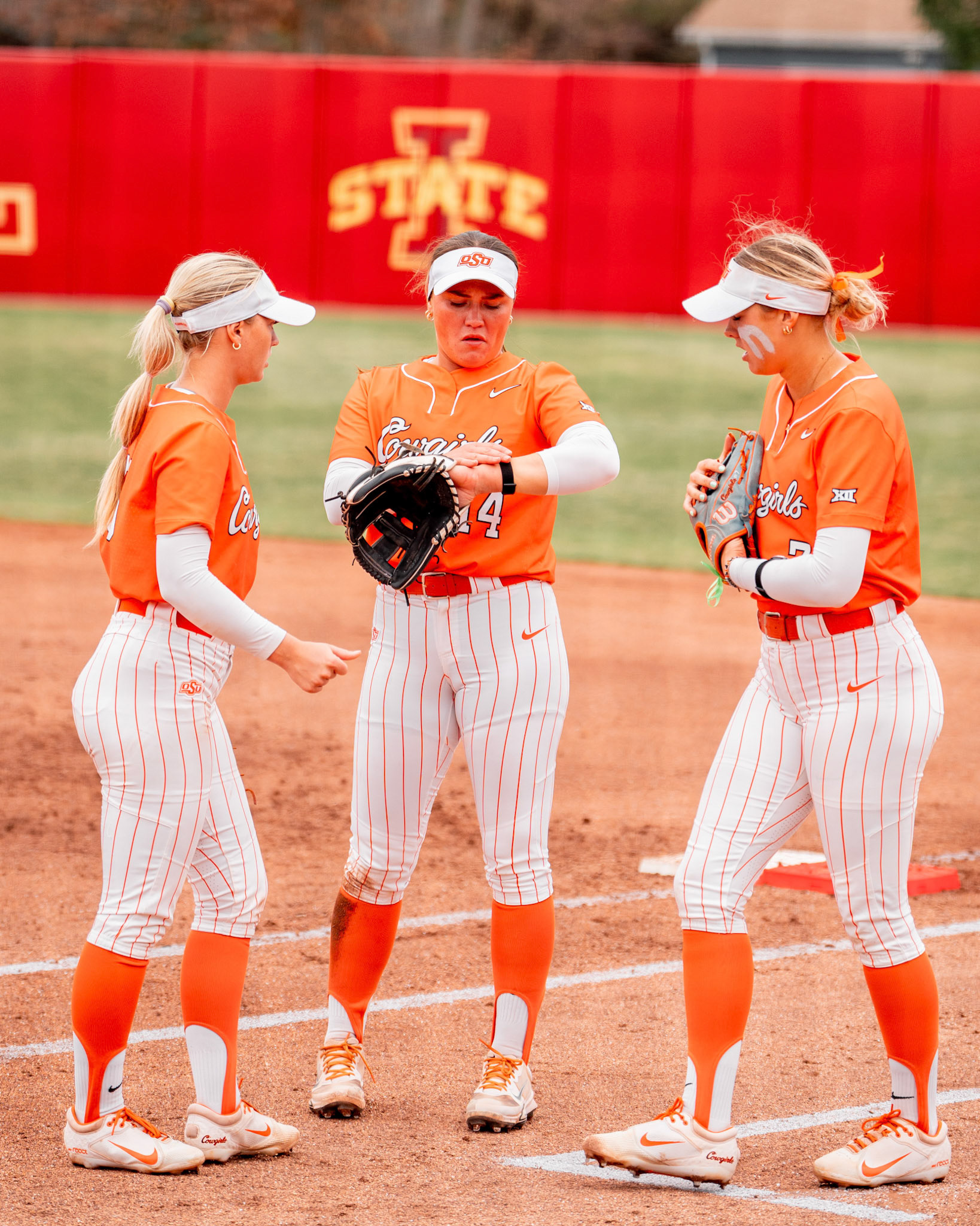 Image Taken at Cowgirl Softball at Iowa State, 12, 04, 2026, Cyclone Sports Complex, Ames, Iowa. Carson Skidmore/OSU Athletics.,