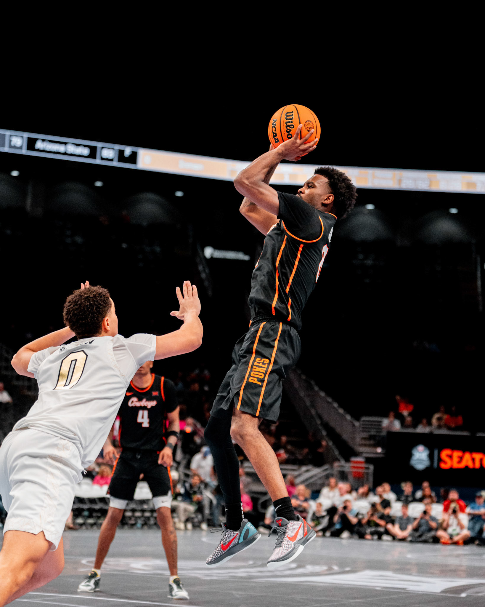 Image Taken at 2026 Phillips 66 Big 12 Men's Basketball Tournament, 11, 03, 2026, T-Mobile Center, Kansas City Missouri. Carson Skidmore/OSU Athletics