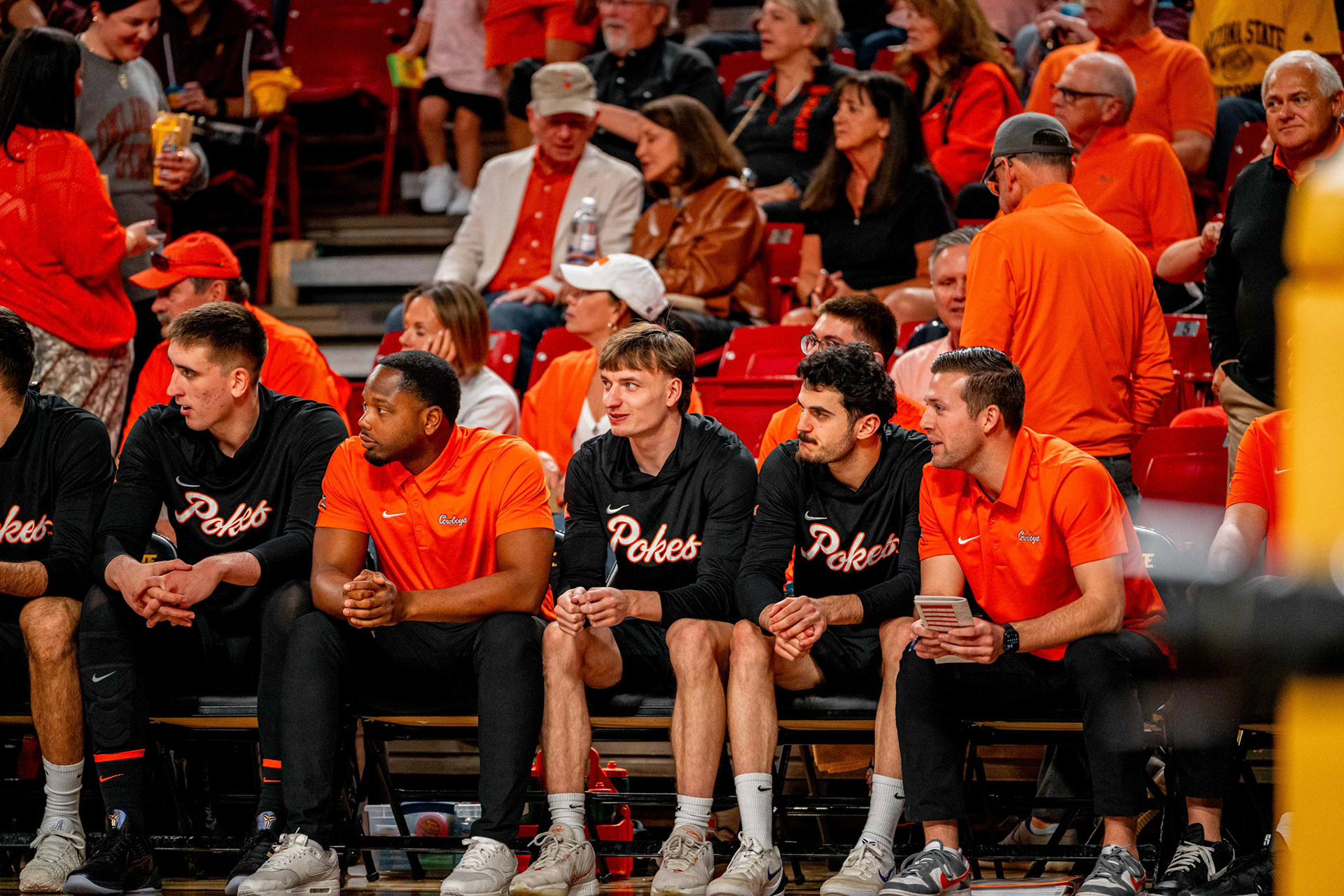 Image Taken at Oklahoma State Mens Basketball at Arizona State University, 10, 02, 2026, Desert Financial Arena, Tempe, Arizona. Carson Skidmore/OSU Athletics