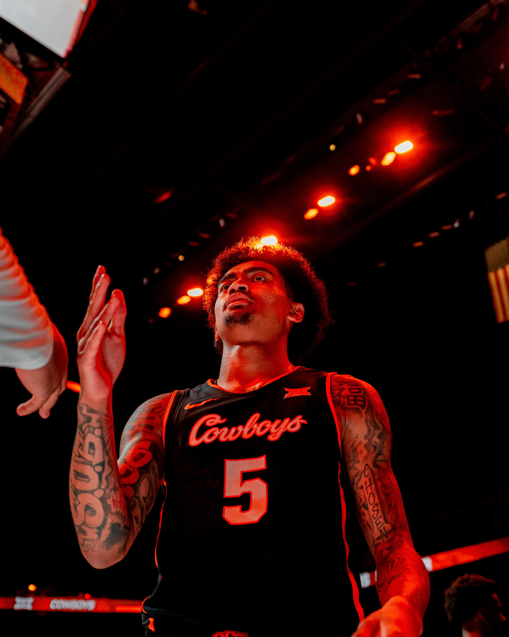 Image Taken at 2026 Phillips 66 Big 12 Men's Basketball Tournament, 11, 03, 2026, T-Mobile Center, Kansas City Missouri. Carson Skidmore/OSU Athletics