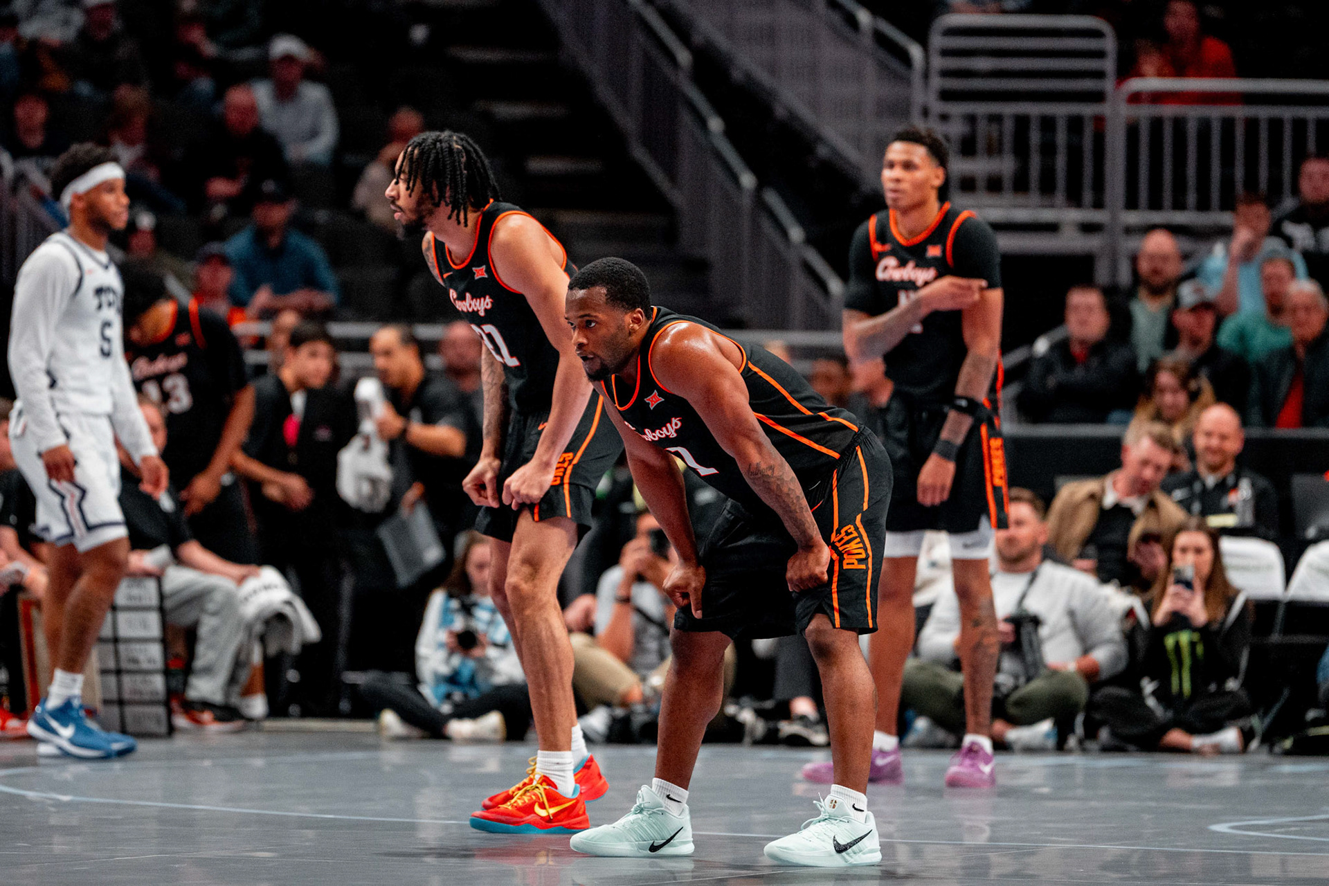 Image Taken at MBB vs TCU (Big 12 Tournamentt, 12, 03, 2026, T-Mobile Center, Kansas City Missouri. Carson Skidmore/OSU Athletics