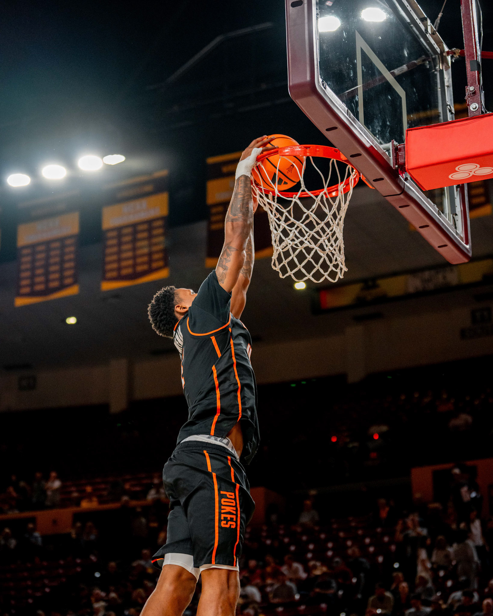 Image Taken at Oklahoma State Mens Basketball at Arizona State University, 10, 02, 2026, Desert Financial Arena, Tempe, Arizona. Carson Skidmore/OSU Athletics