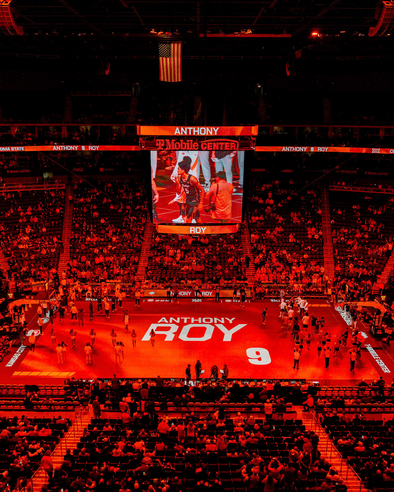 Image Taken at MBB vs TCU (Big 12 Tournamentt, 12, 03, 2026, T-Mobile Center, Kansas City Missouri. Carson Skidmore/OSU Athletics