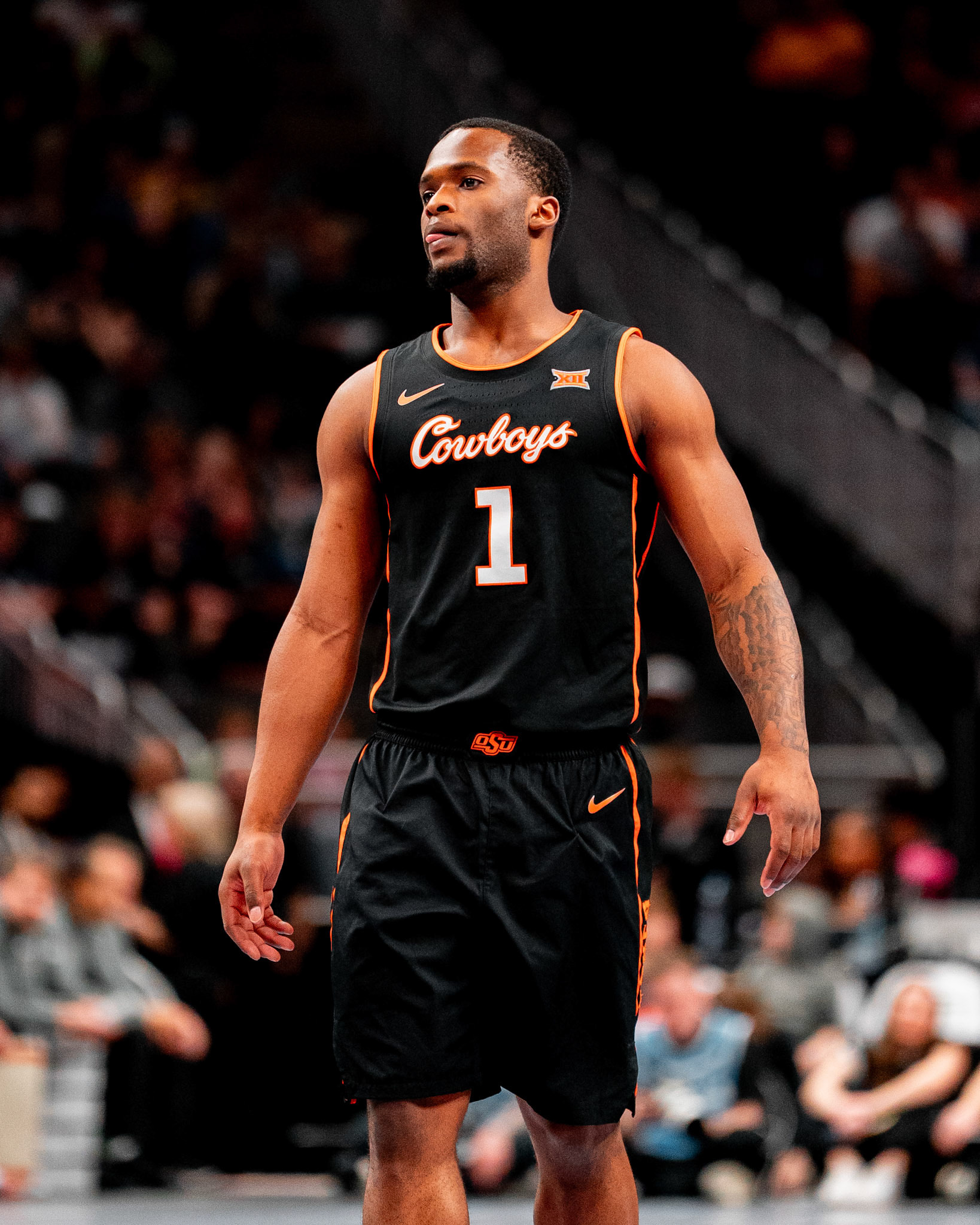 Image Taken at 2026 Phillips 66 Big 12 Men's Basketball Tournament, 11, 03, 2026, T-Mobile Center, Kansas City Missouri. Carson Skidmore/OSU Athletics