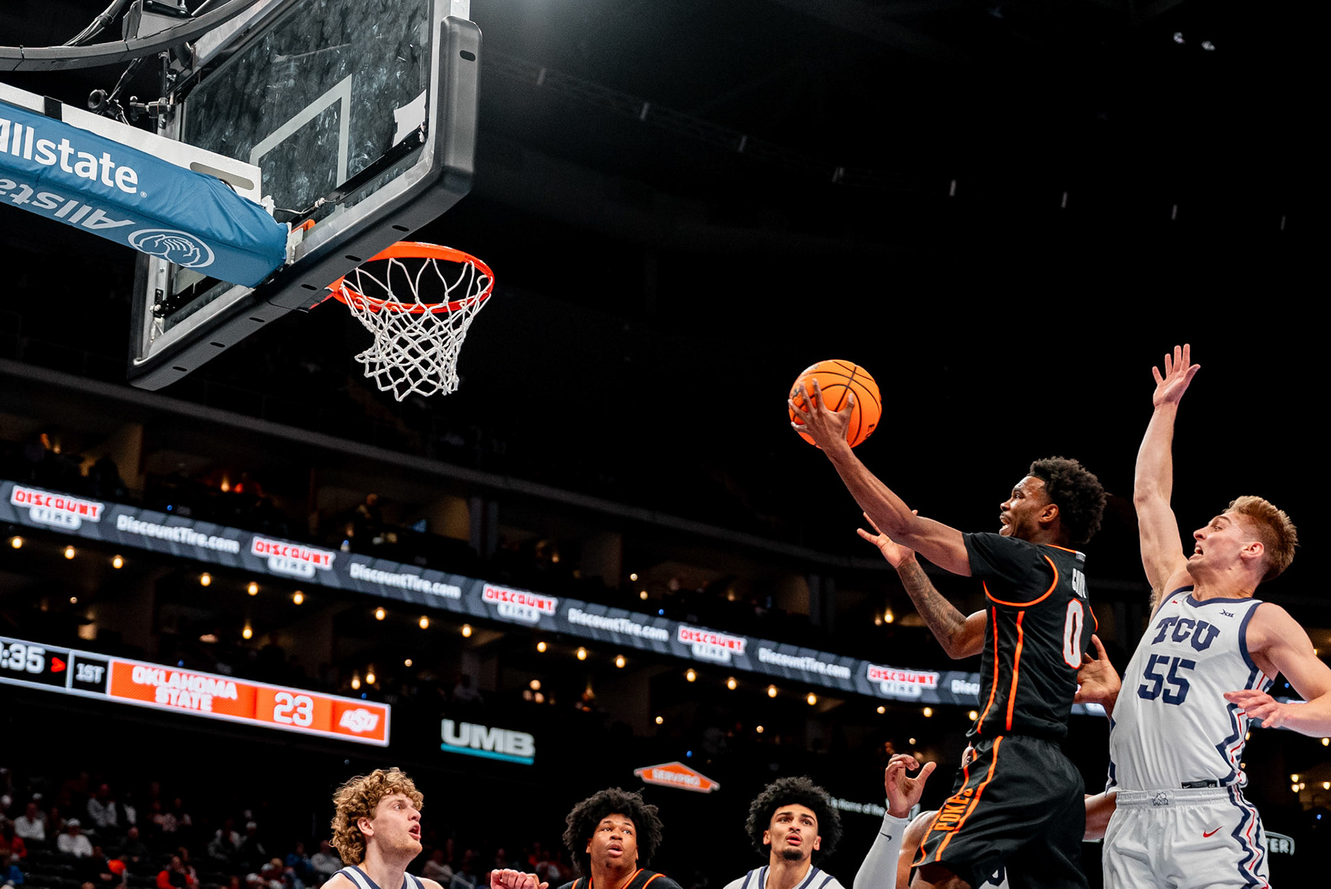 Image Taken at MBB vs TCU (Big 12 Tournamentt, 12, 03, 2026, T-Mobile Center, Kansas City Missouri. Carson Skidmore/OSU Athletics