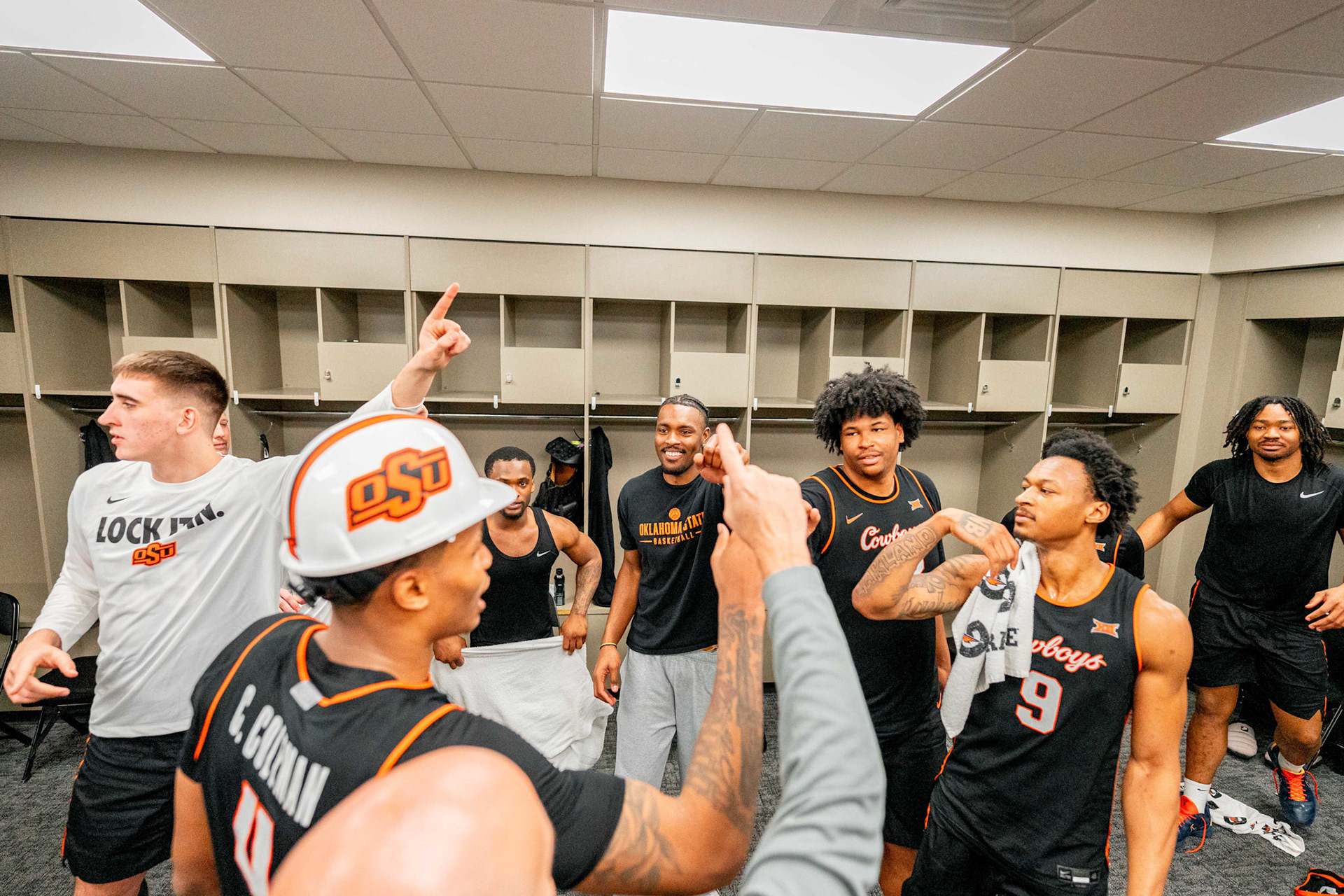 Image Taken at 2026 Phillips 66 Big 12 Men's Basketball Tournament, 11, 03, 2026, T-Mobile Center, Kansas City Missouri. Carson Skidmore/OSU Athletics