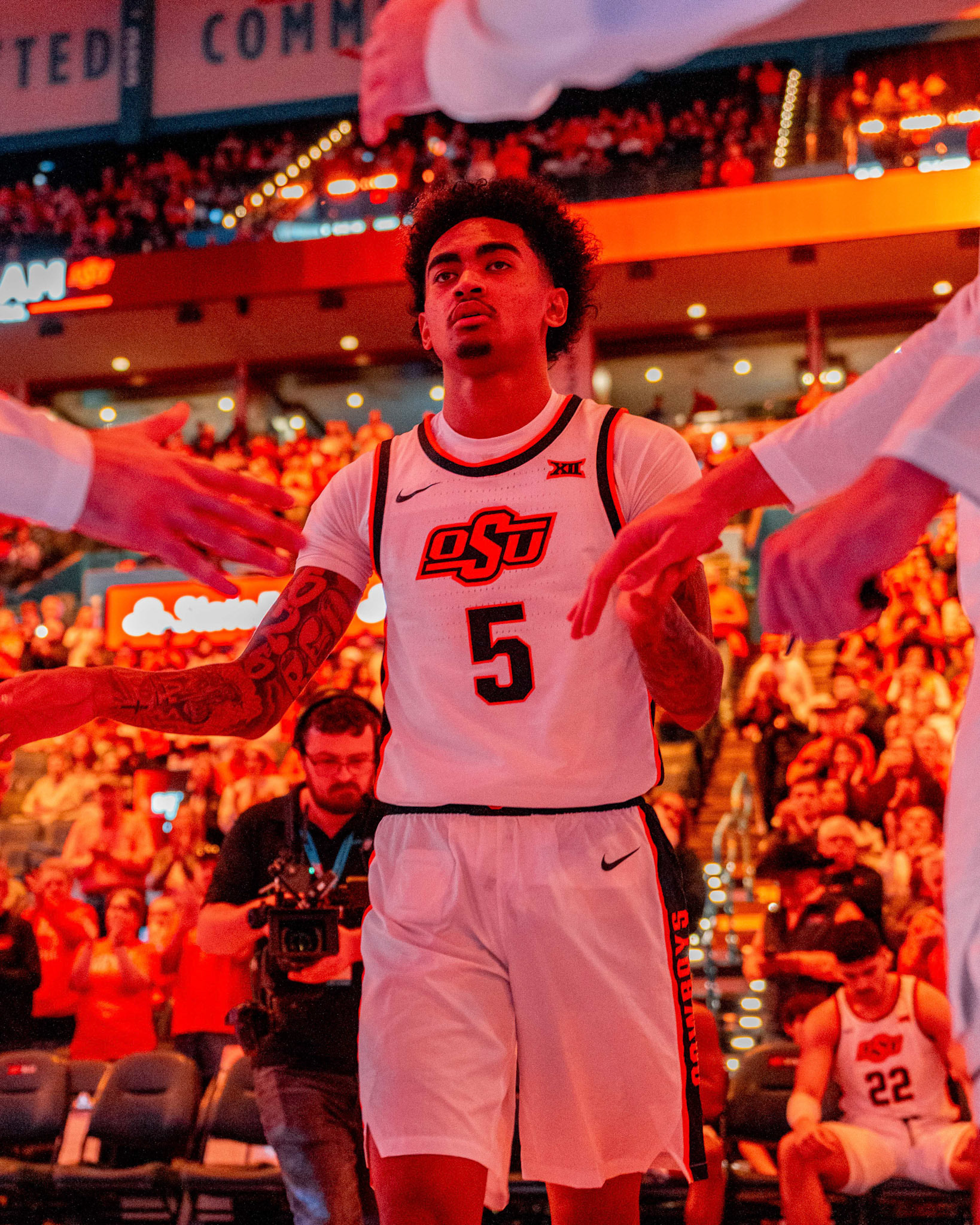 Image Taken at OkState vs Oklahoma, 13, 12, 2025, Paycom Center, Oklahoma City Oklahoma. Carson Skidmore/OSU Athletics