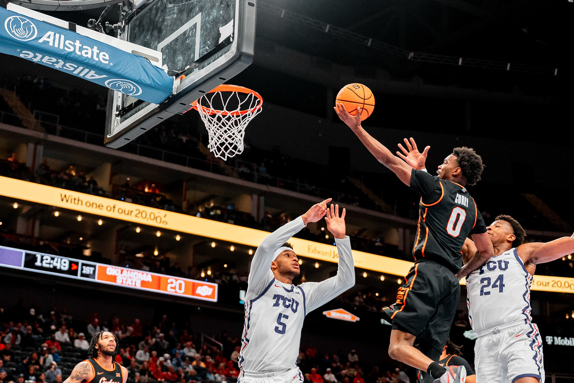 Image Taken at MBB vs TCU (Big 12 Tournamentt, 12, 03, 2026, T-Mobile Center, Kansas City Missouri. Carson Skidmore/OSU Athletics