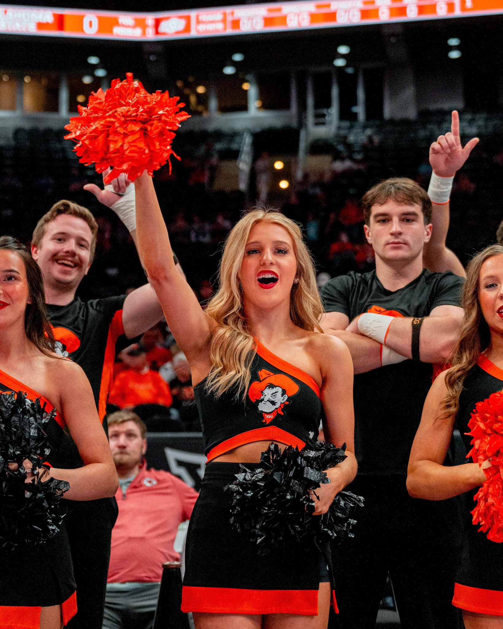 Image Taken at 2026 Phillips 66 Big 12 Men's Basketball Tournament, 11, 03, 2026, T-Mobile Center, Kansas City Missouri. Carson Skidmore/OSU Athletics