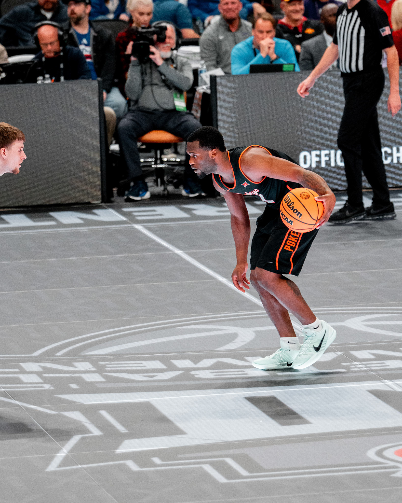 Image Taken at MBB vs TCU (Big 12 Tournamentt, 12, 03, 2026, T-Mobile Center, Kansas City Missouri. Carson Skidmore/OSU Athletics