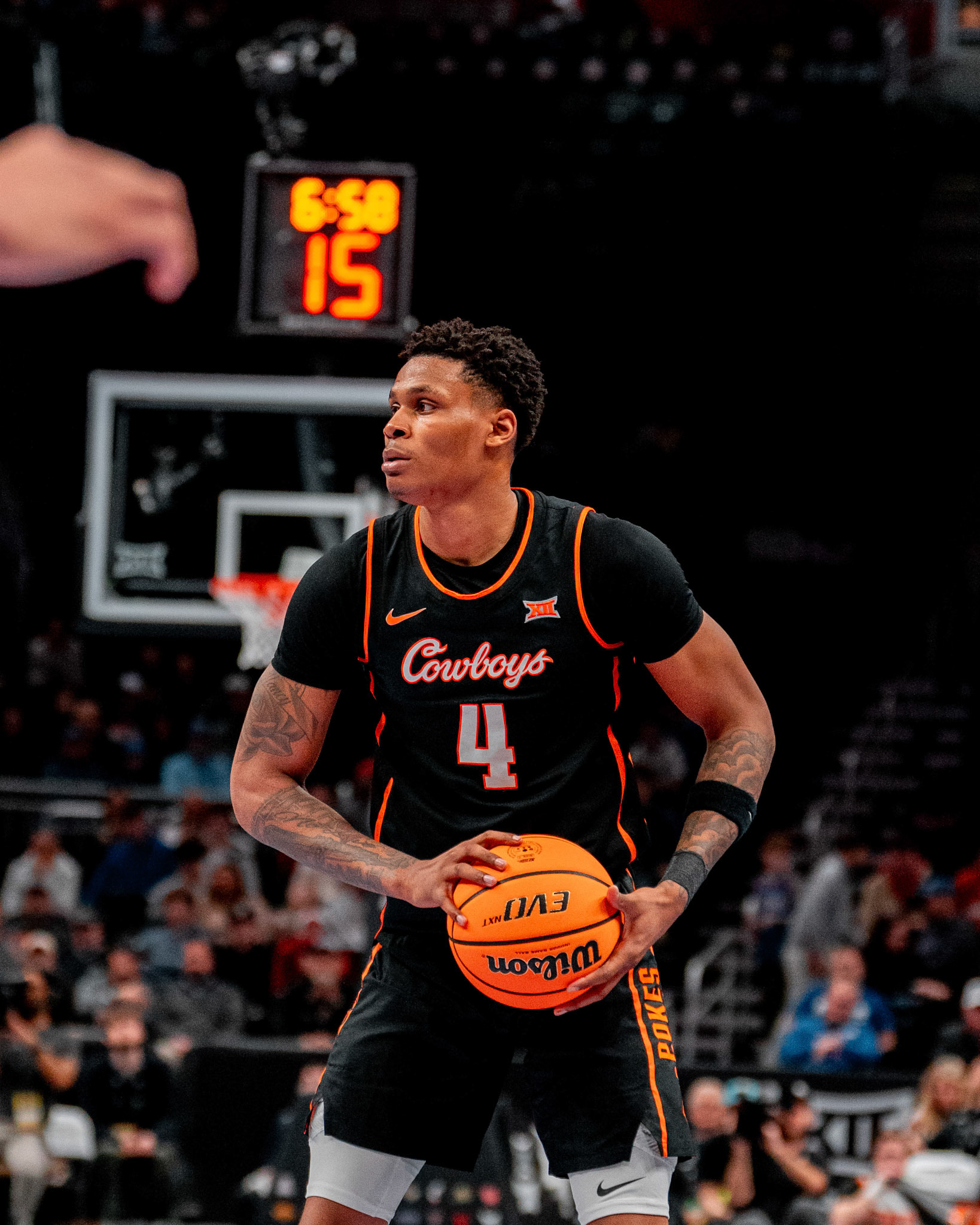 Image Taken at MBB vs TCU (Big 12 Tournamentt, 12, 03, 2026, T-Mobile Center, Kansas City Missouri. Carson Skidmore/OSU Athletics