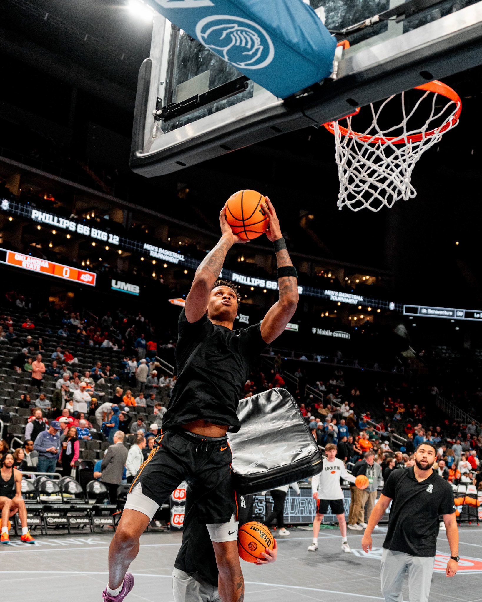 Image Taken at MBB vs TCU (Big 12 Tournamentt, 12, 03, 2026, T-Mobile Center, Kansas City Missouri. Carson Skidmore/OSU Athletics