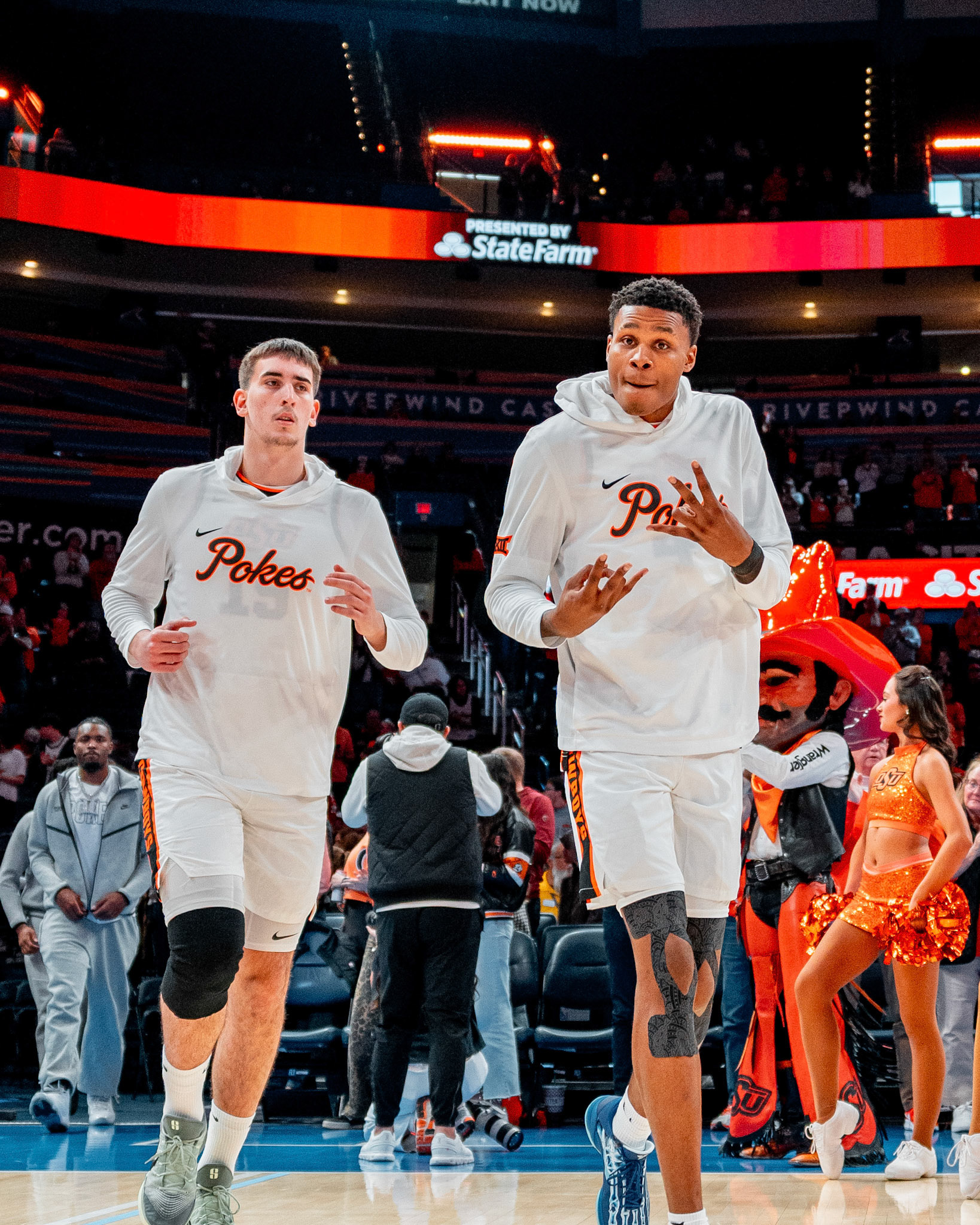 Image Taken at OkState vs Oklahoma, 13, 12, 2025, Paycom Center, Oklahoma City Oklahoma. Carson Skidmore/OSU Athletics