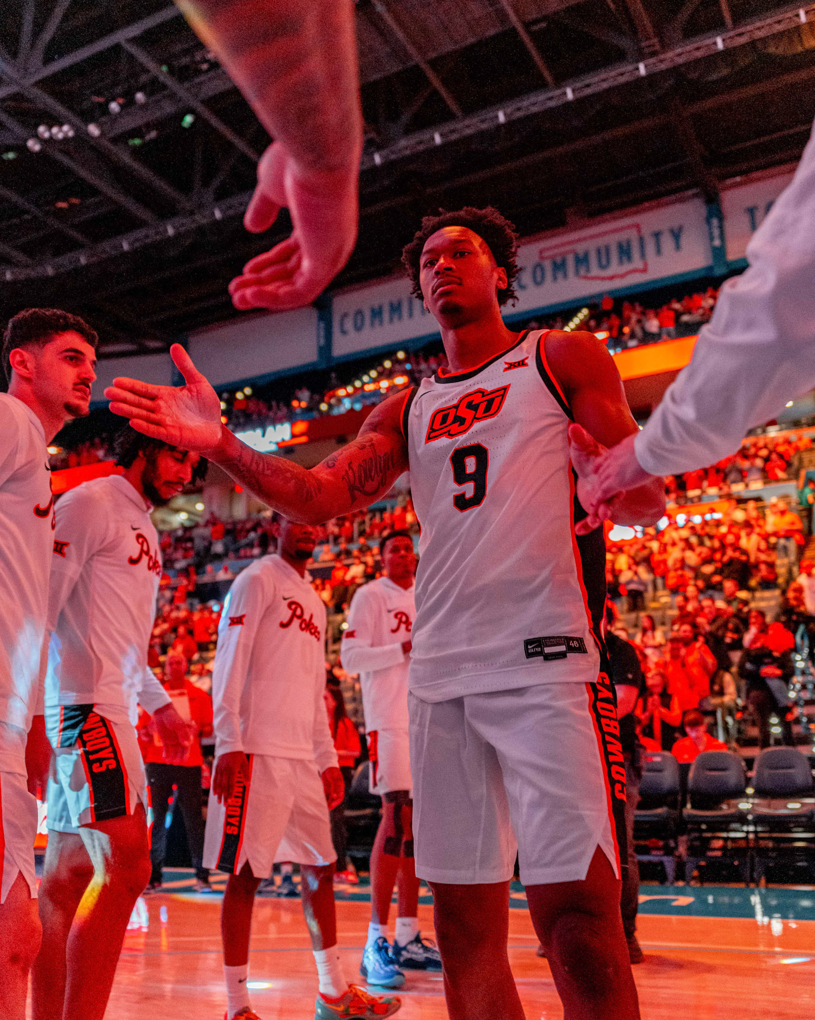 Image Taken at OkState vs Oklahoma, 13, 12, 2025, Paycom Center, Oklahoma City Oklahoma. Carson Skidmore/OSU Athletics