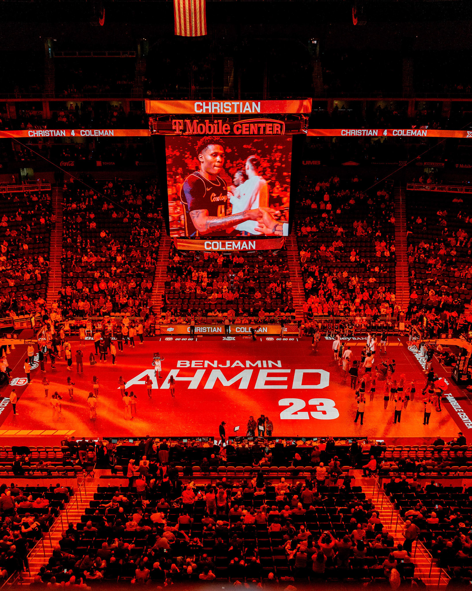 Image Taken at MBB vs TCU (Big 12 Tournamentt, 12, 03, 2026, T-Mobile Center, Kansas City Missouri. Carson Skidmore/OSU Athletics