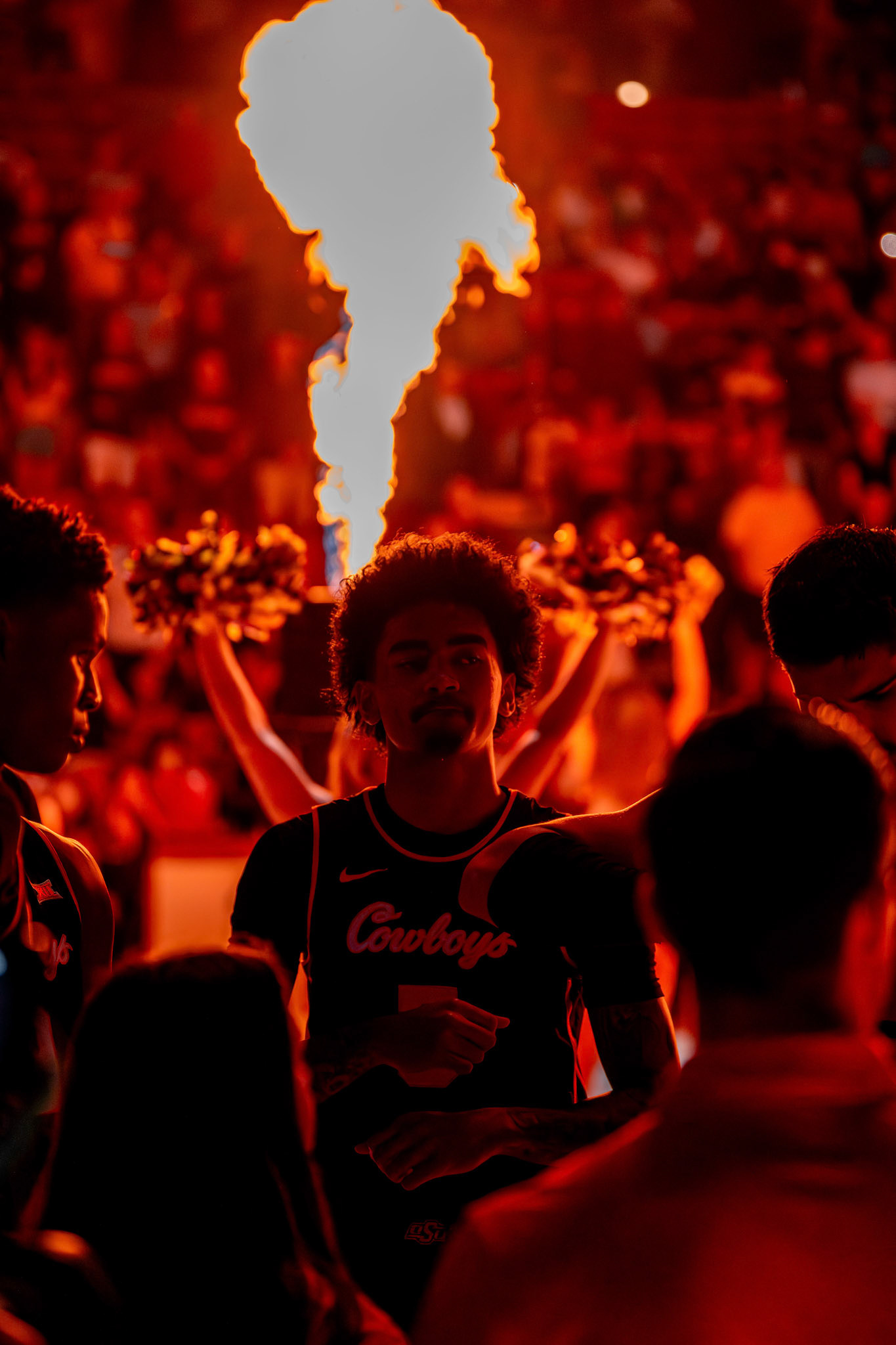 Image Taken at Oklahoma State Mens Basketball at Arizona State University, 10, 02, 2026, Desert Financial Arena, Tempe, Arizona. Carson Skidmore/OSU Athletics