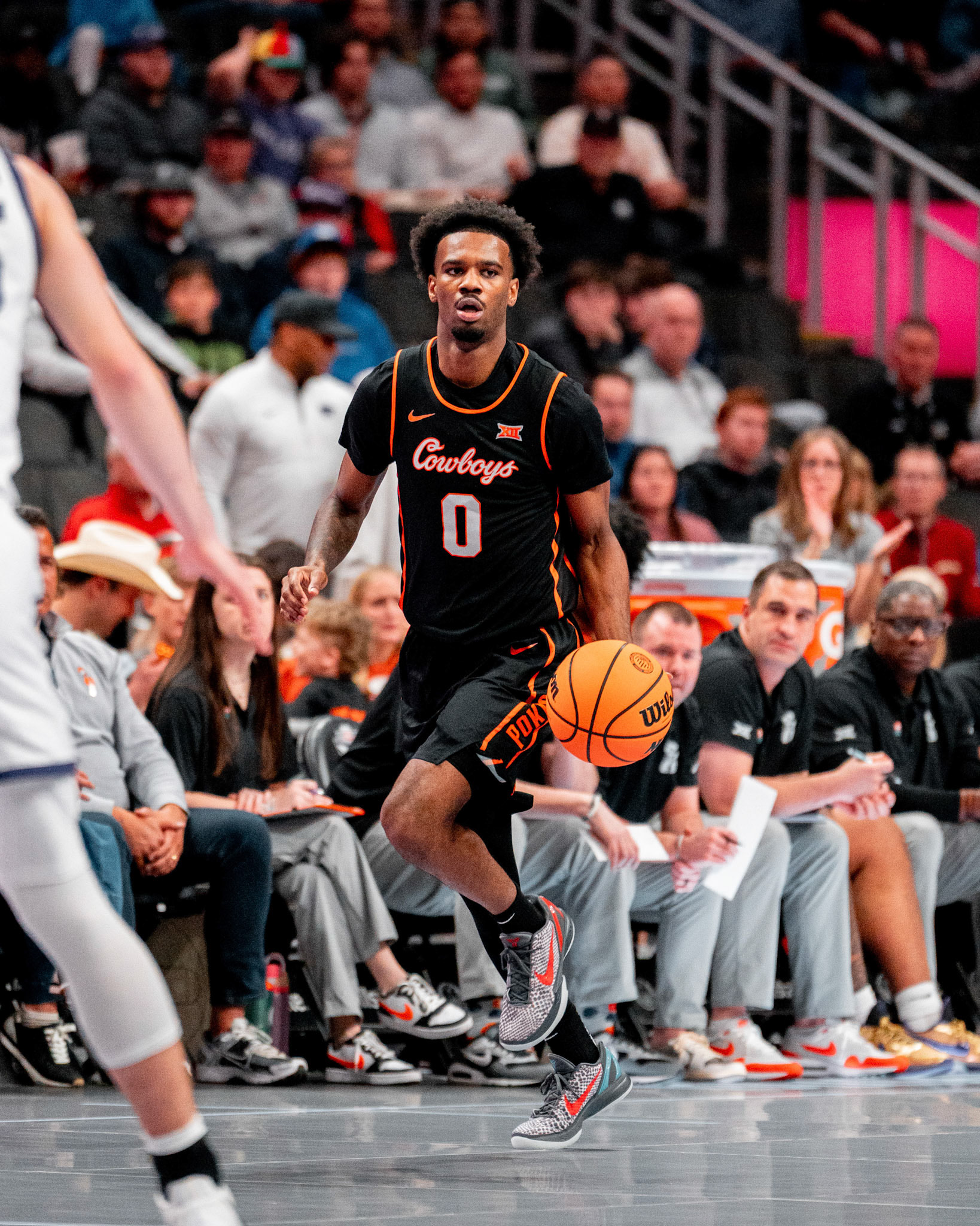 Image Taken at MBB vs TCU (Big 12 Tournamentt, 12, 03, 2026, T-Mobile Center, Kansas City Missouri. Carson Skidmore/OSU Athletics