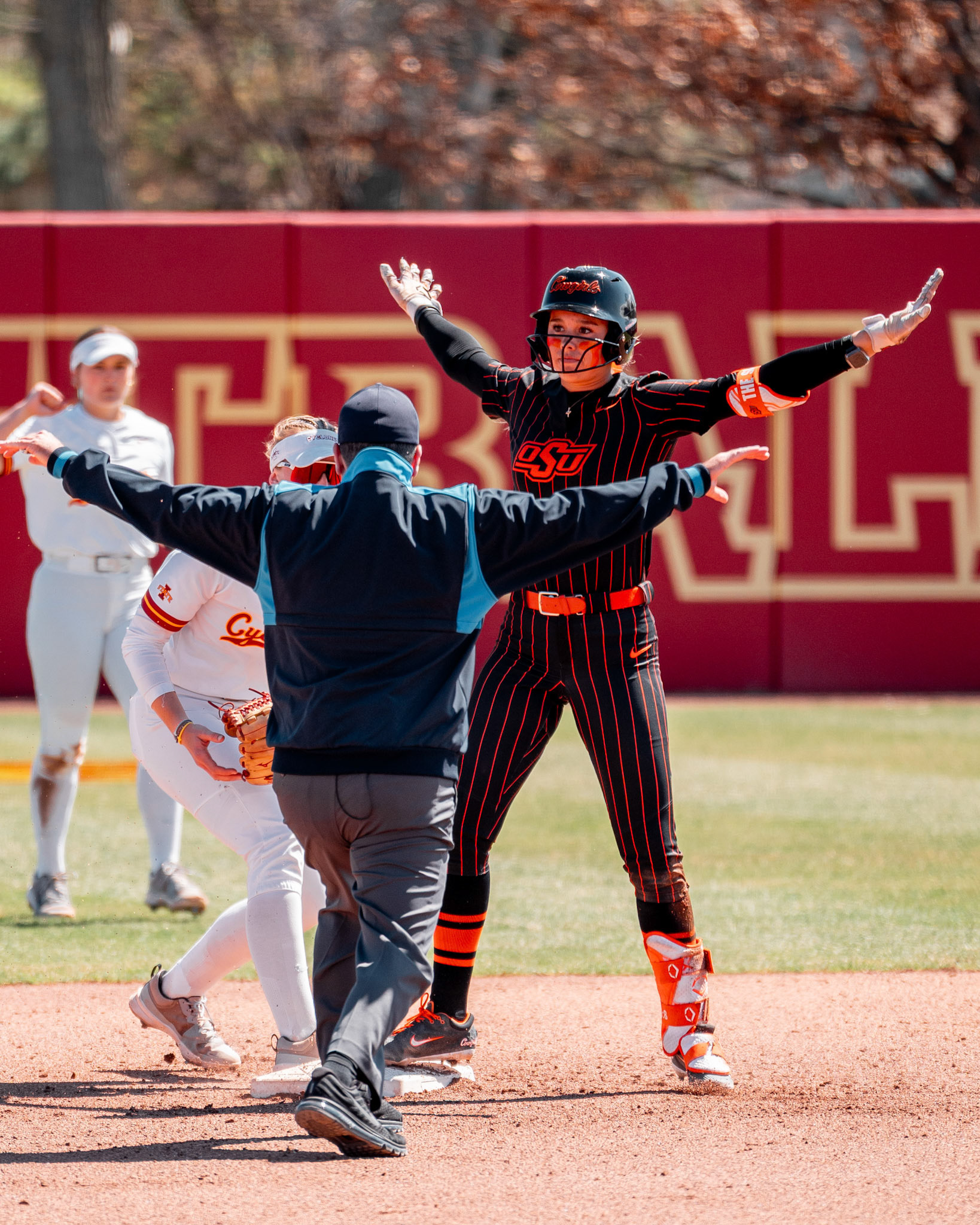 Image Taken at OSU at Iowa State, 10, 04, 2026, Cyclone Sports Complex, Ames, Iowa. Carson Skidmore/OSU Athletics.