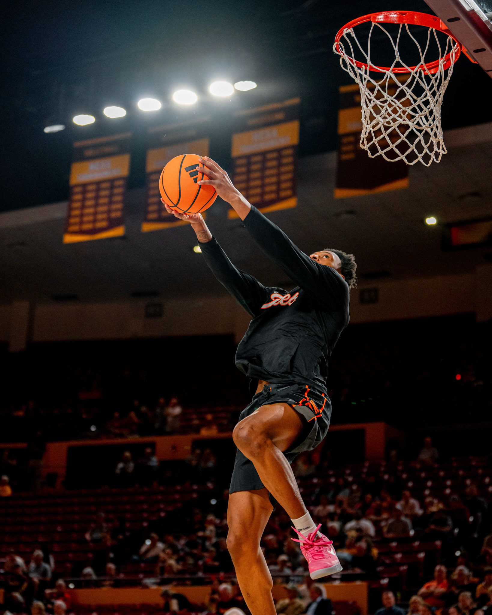 Image Taken at Oklahoma State Mens Basketball at Arizona State University, 10, 02, 2026, Desert Financial Arena, Tempe, Arizona. Carson Skidmore/OSU Athletics
