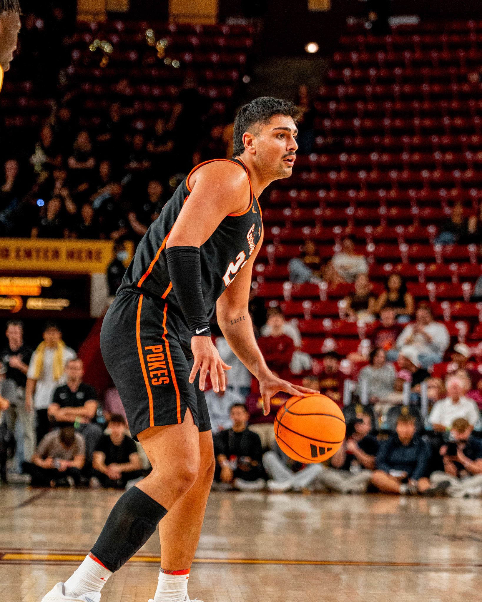 Image Taken at Oklahoma State Mens Basketball at Arizona State University, 10, 02, 2026, Desert Financial Arena, Tempe, Arizona. Carson Skidmore/OSU Athletics