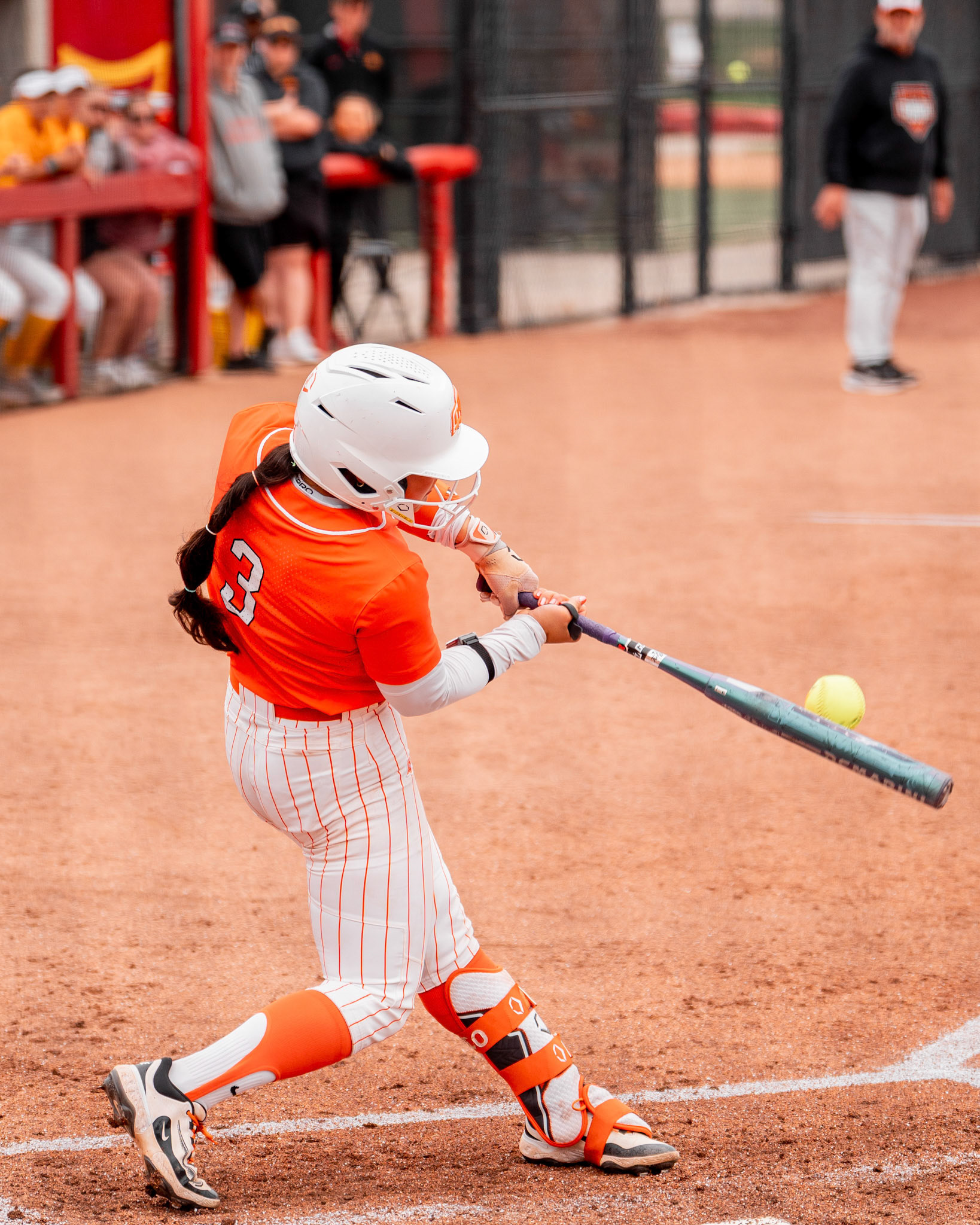 Image Taken at Cowgirl Softball at Iowa State, 12, 04, 2026, Cyclone Sports Complex, Ames, Iowa. Carson Skidmore/OSU Athletics.,