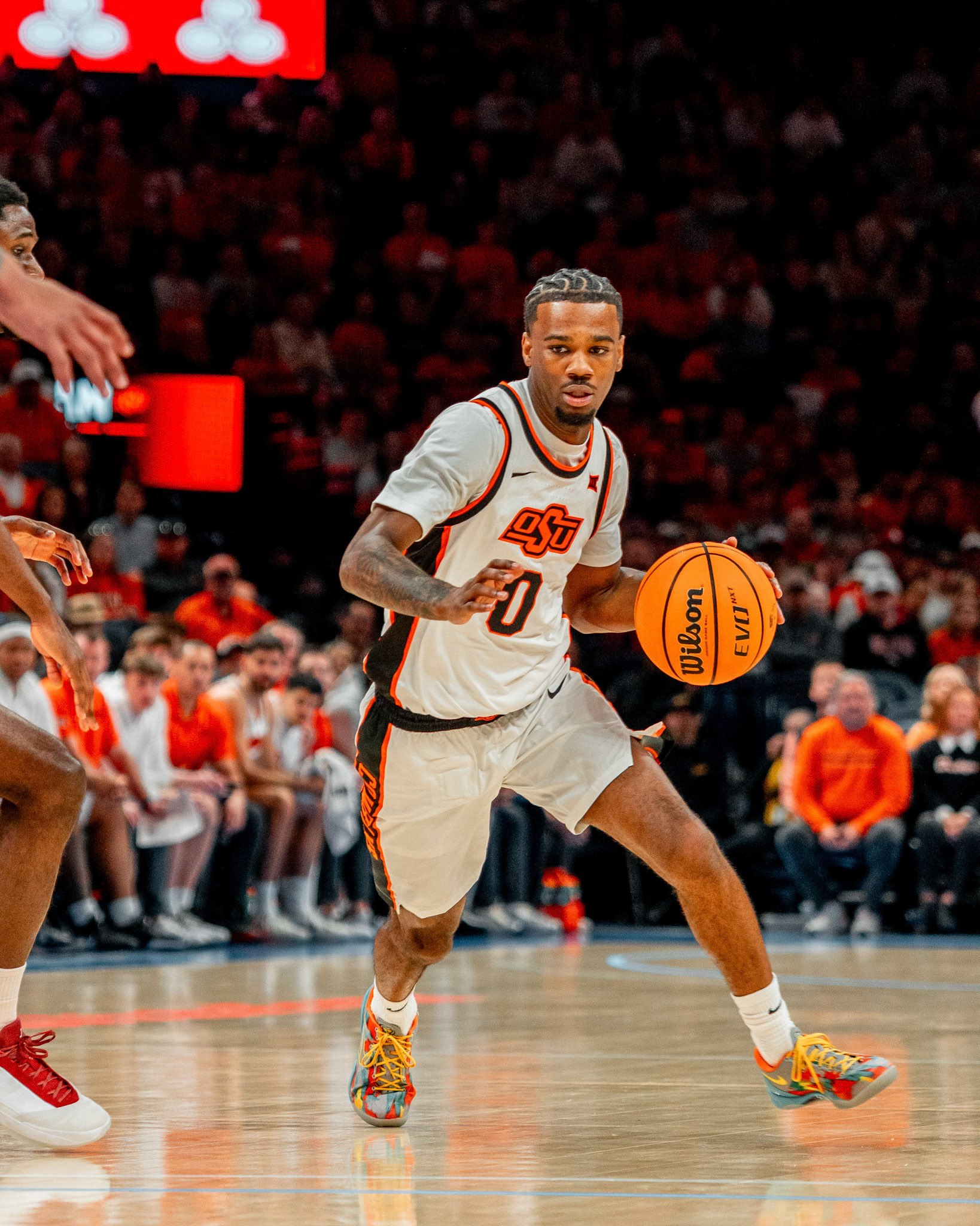 Image Taken at OkState vs Oklahoma, 13, 12, 2025, Paycom Center, Oklahoma City Oklahoma. Carson Skidmore/OSU Athletics