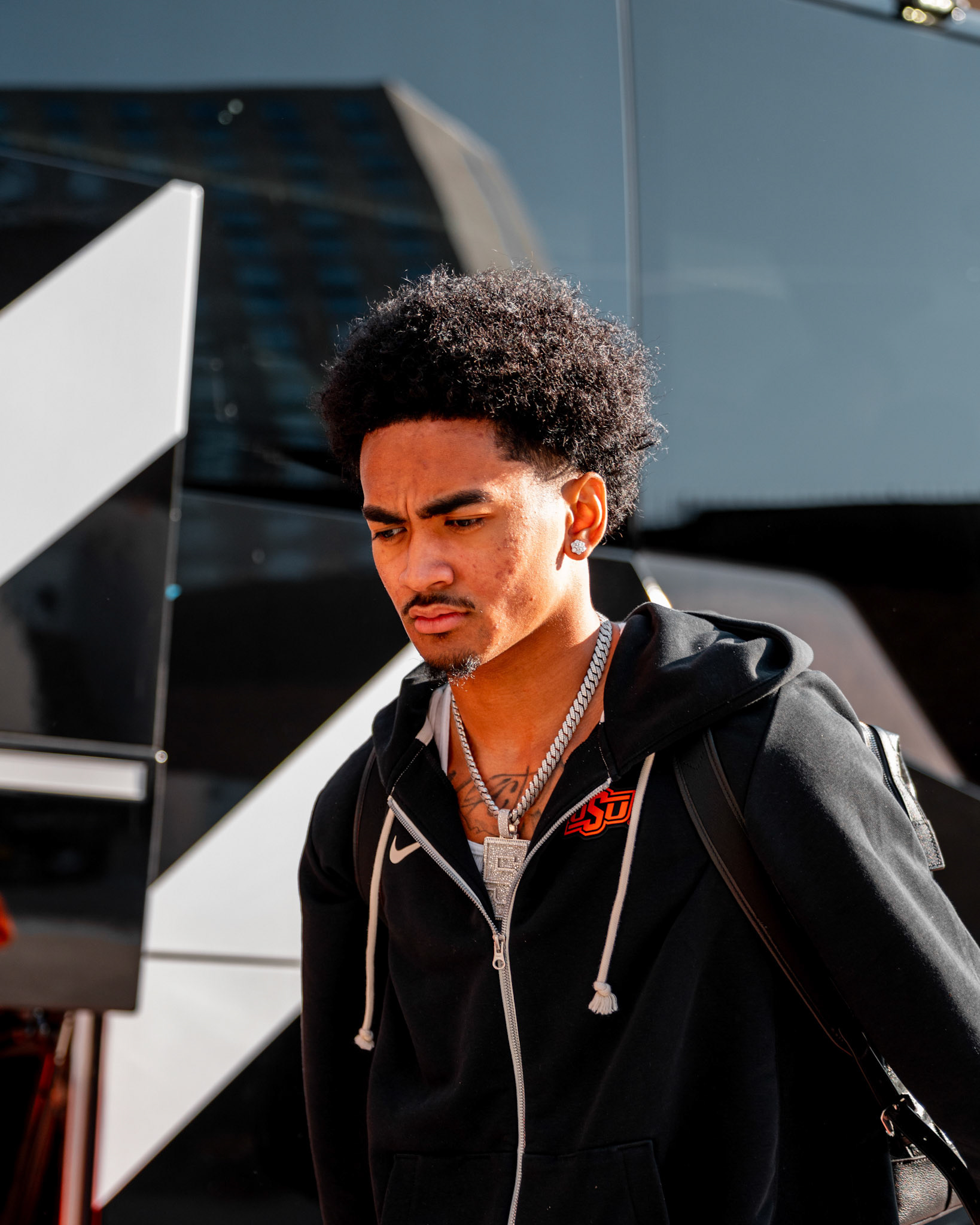 Image Taken at OkState vs Oklahoma, 13, 12, 2025, Paycom Center, Oklahoma City Oklahoma. Carson Skidmore/OSU Athletics