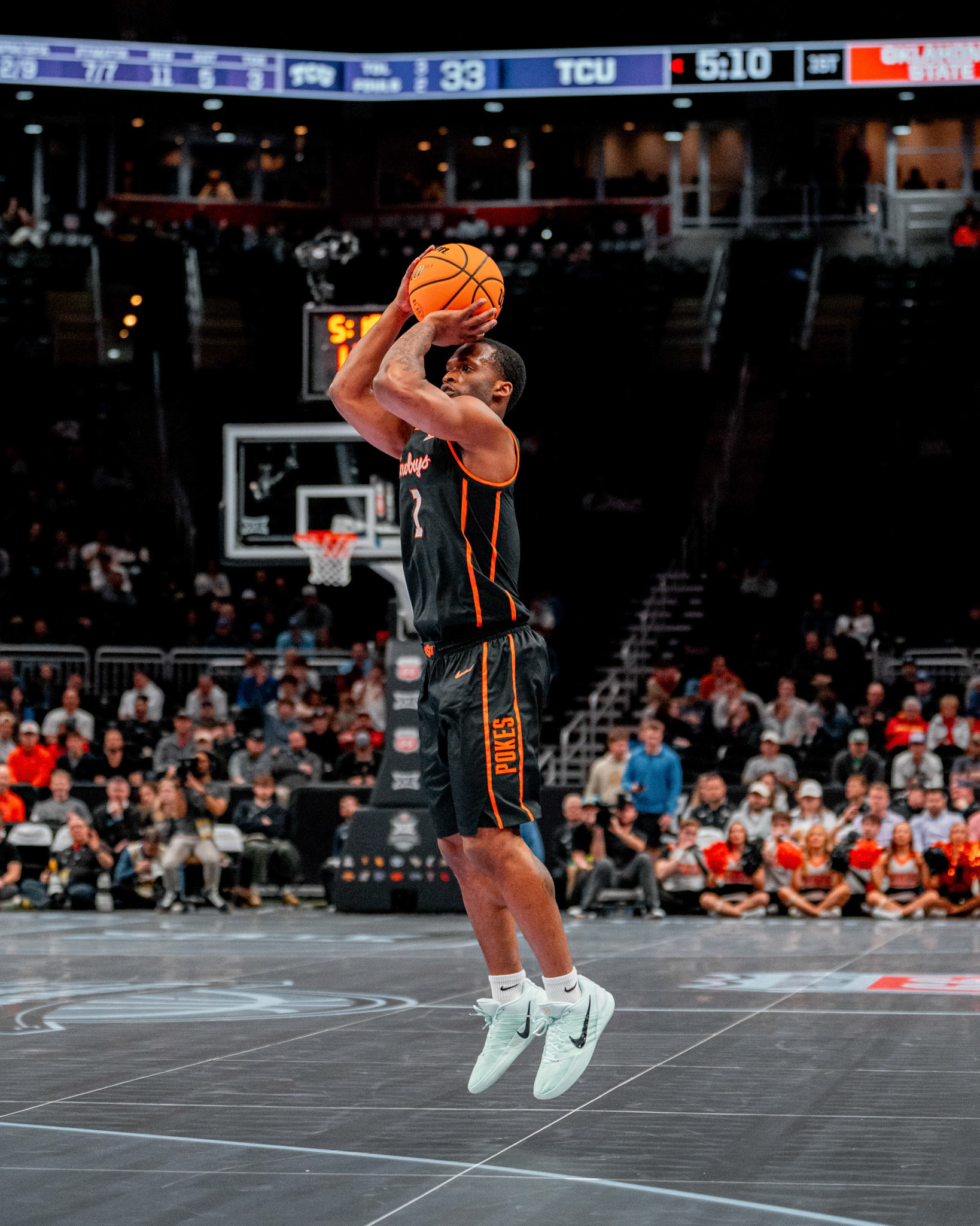 Image Taken at MBB vs TCU (Big 12 Tournamentt, 12, 03, 2026, T-Mobile Center, Kansas City Missouri. Carson Skidmore/OSU Athletics