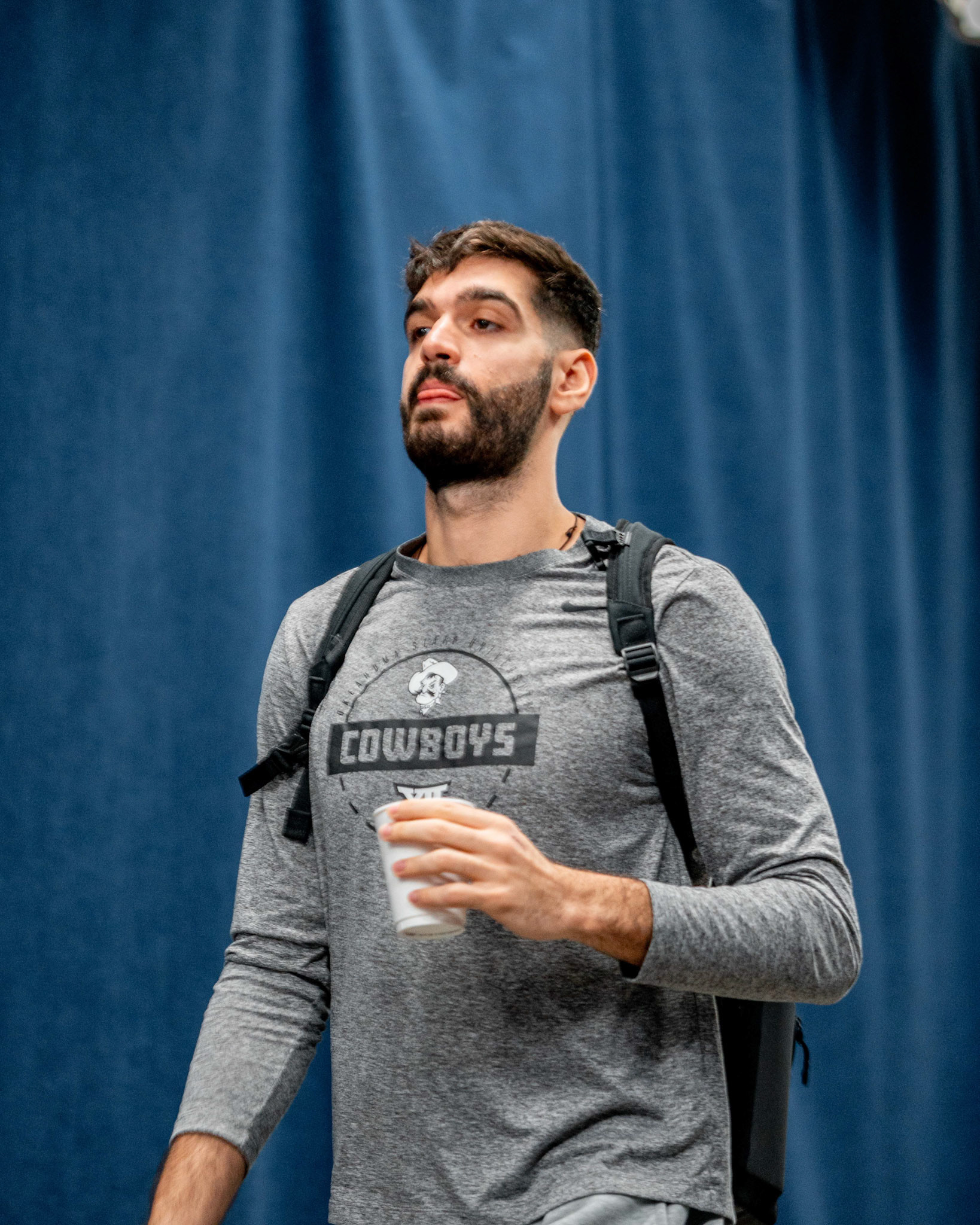 Image Taken at OkState vs Oklahoma, 13, 12, 2025, Paycom Center, Oklahoma City Oklahoma. Carson Skidmore/OSU Athletics