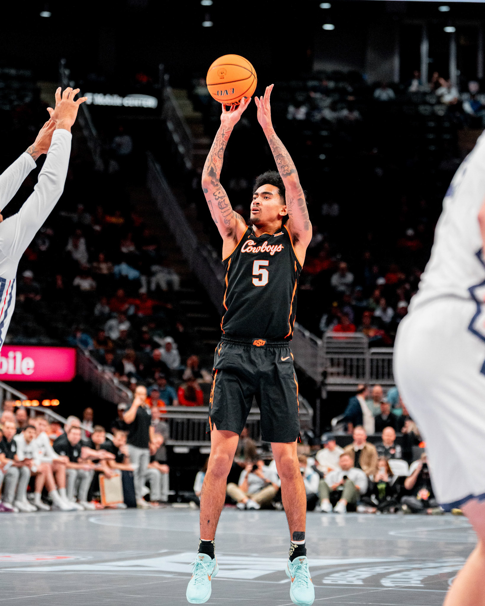 Image Taken at MBB vs TCU (Big 12 Tournamentt, 12, 03, 2026, T-Mobile Center, Kansas City Missouri. Carson Skidmore/OSU Athletics