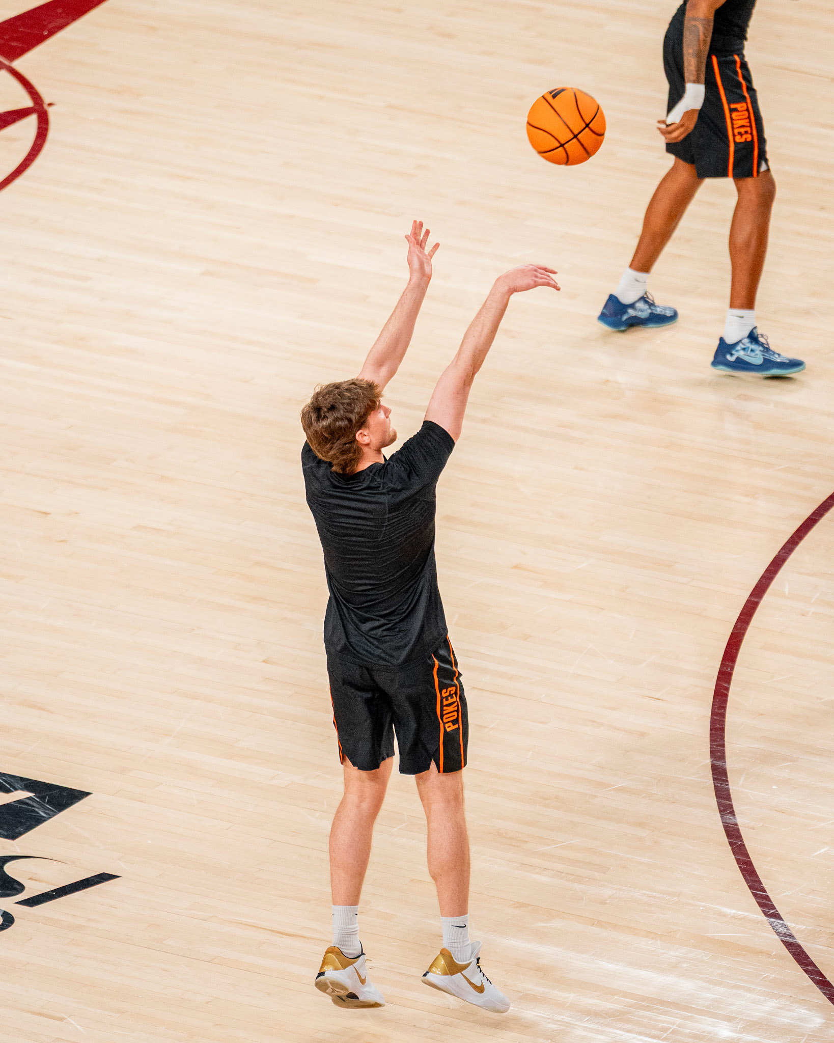 Image Taken at Oklahoma State Mens Basketball at Arizona State University, 10, 02, 2026, Desert Financial Arena, Tempe, Arizona. Carson Skidmore/OSU Athletics