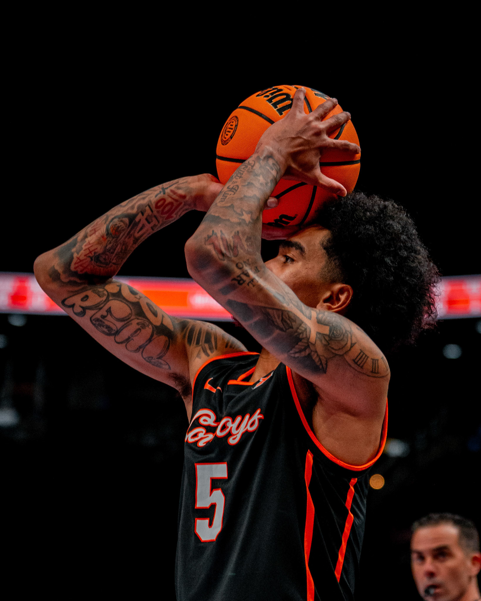 Image Taken at MBB vs TCU (Big 12 Tournamentt, 12, 03, 2026, T-Mobile Center, Kansas City Missouri. Carson Skidmore/OSU Athletics