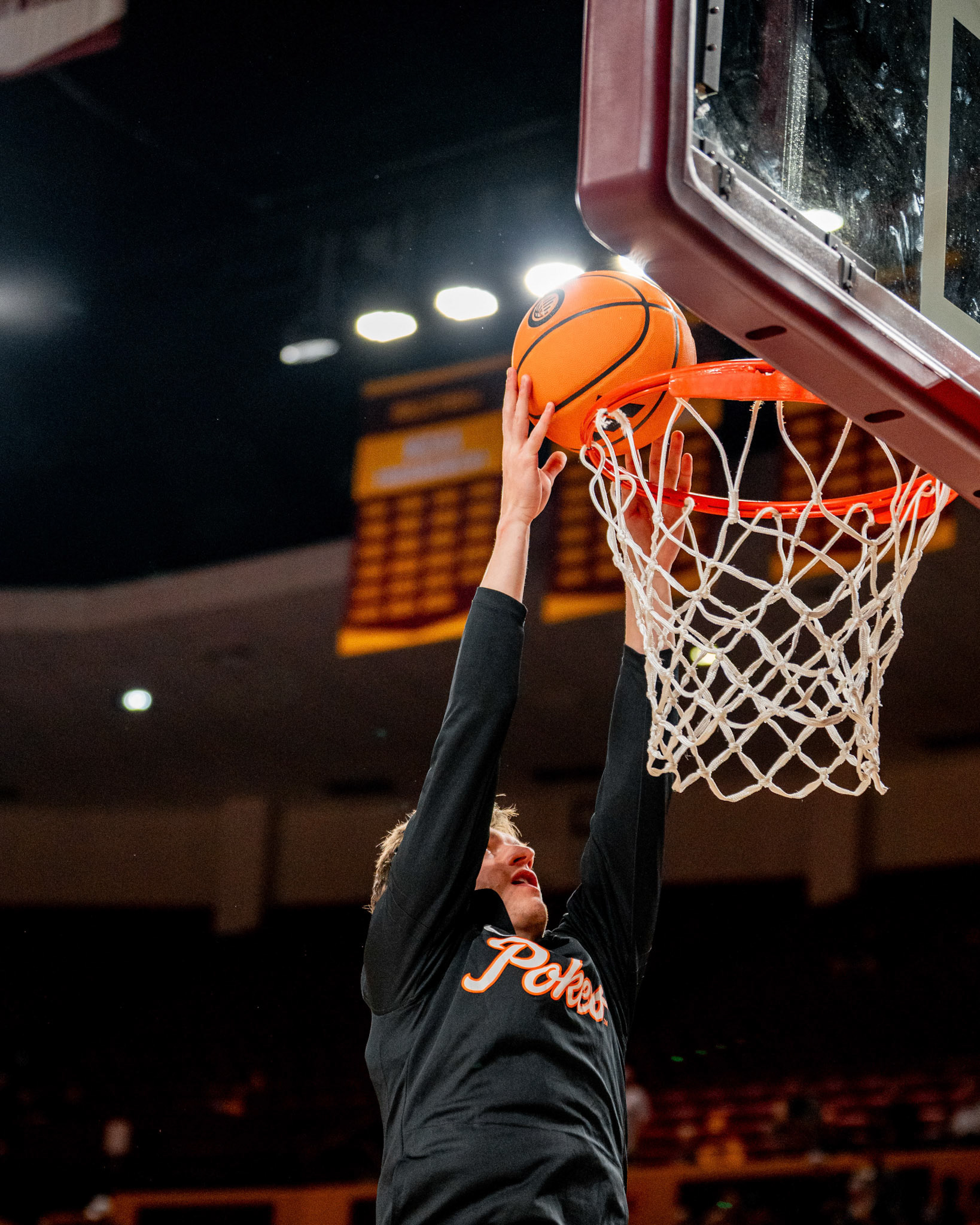 Image Taken at Oklahoma State Mens Basketball at Arizona State University, 10, 02, 2026, Desert Financial Arena, Tempe, Arizona. Carson Skidmore/OSU Athletics
