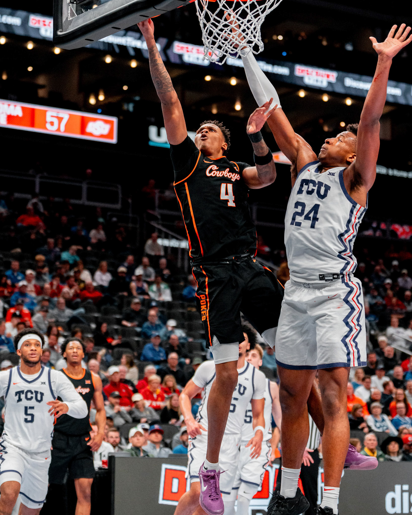 Image Taken at MBB vs TCU (Big 12 Tournamentt, 12, 03, 2026, T-Mobile Center, Kansas City Missouri. Carson Skidmore/OSU Athletics