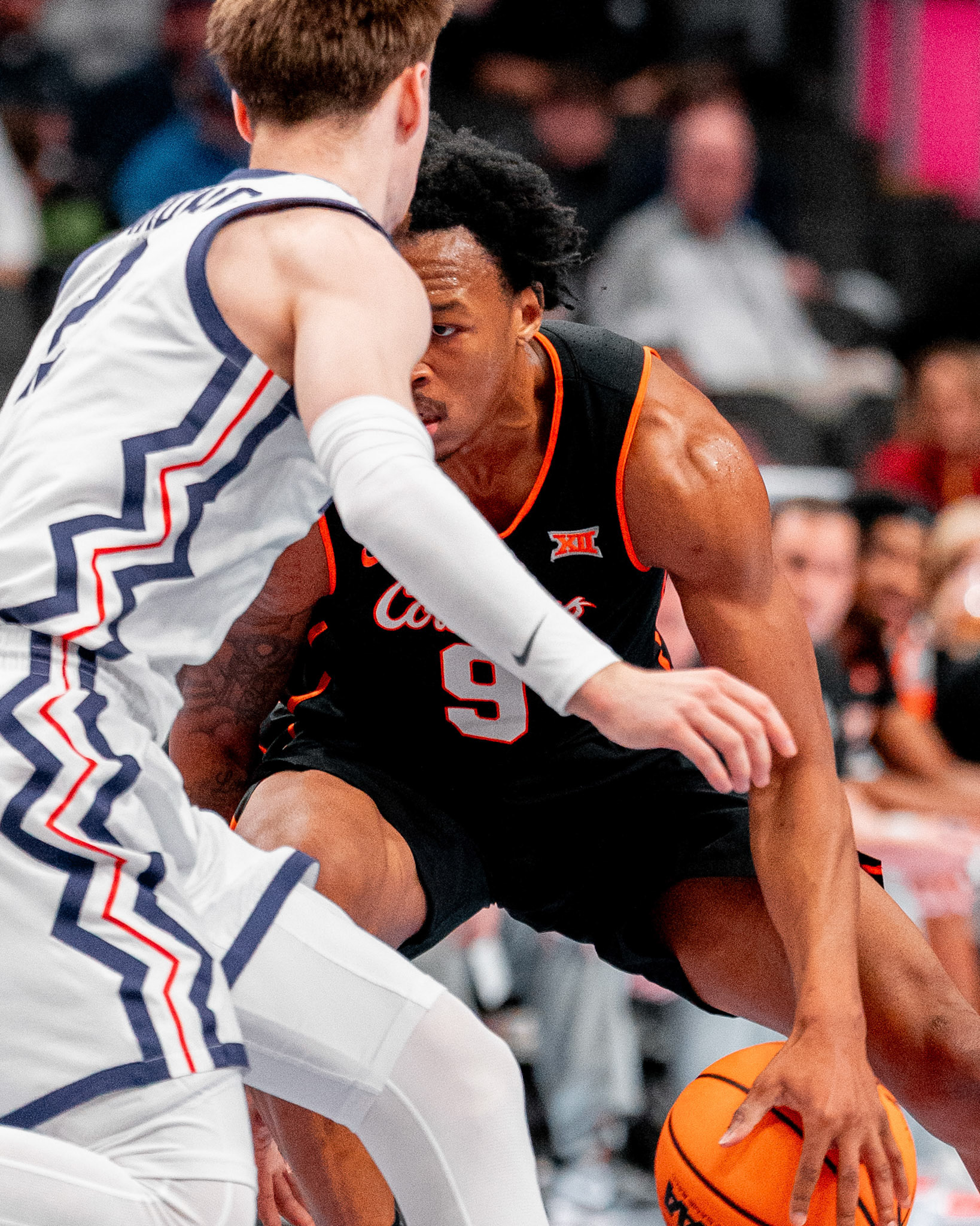 Image Taken at MBB vs TCU (Big 12 Tournamentt, 12, 03, 2026, T-Mobile Center, Kansas City Missouri. Carson Skidmore/OSU Athletics