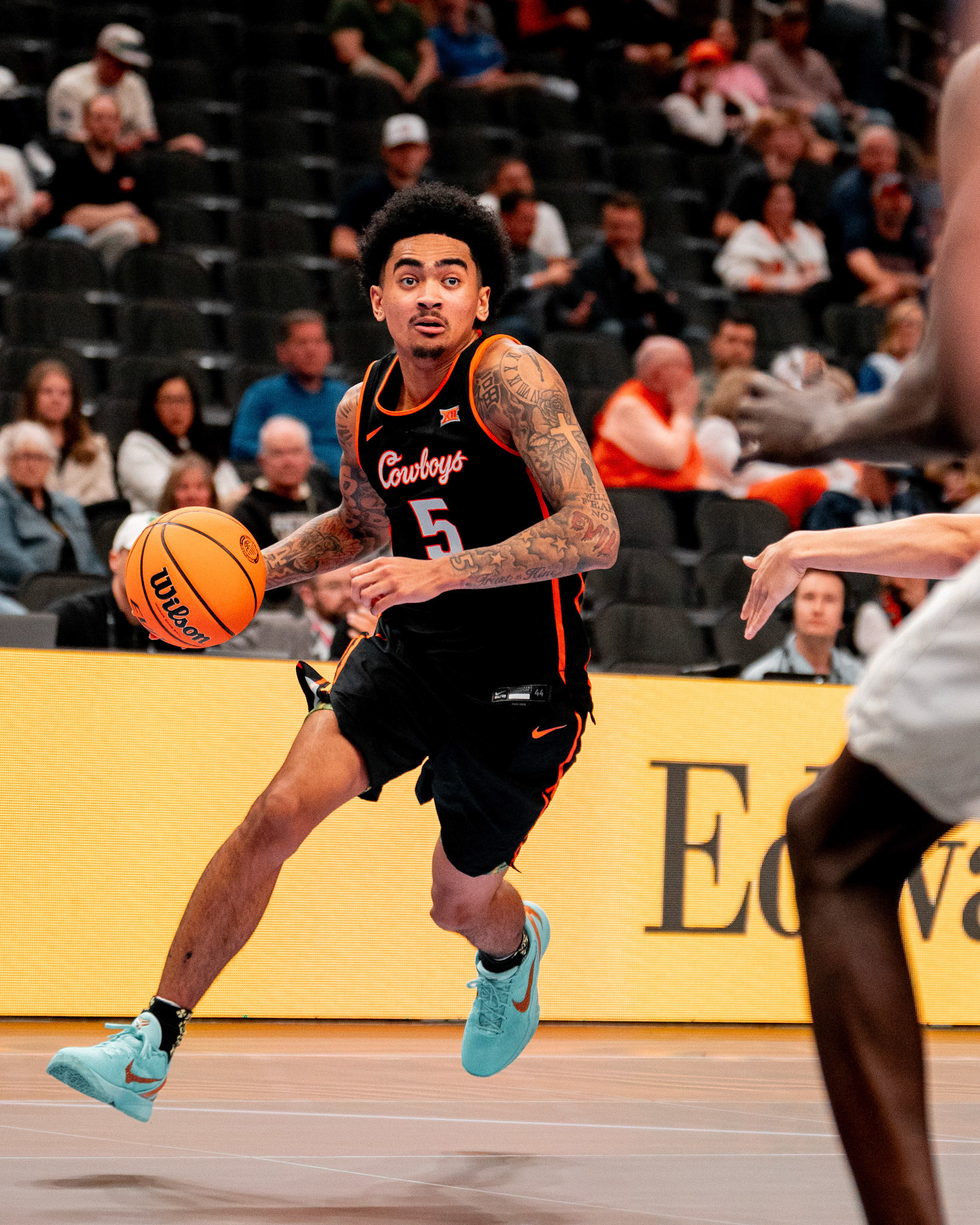 Image Taken at 2026 Phillips 66 Big 12 Men's Basketball Tournament, 11, 03, 2026, T-Mobile Center, Kansas City Missouri. Carson Skidmore/OSU Athletics