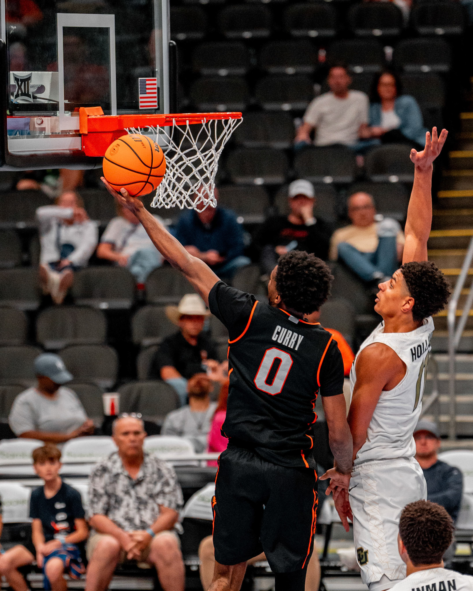 Image Taken at 2026 Phillips 66 Big 12 Men's Basketball Tournament, 11, 03, 2026, T-Mobile Center, Kansas City Missouri. Carson Skidmore/OSU Athletics