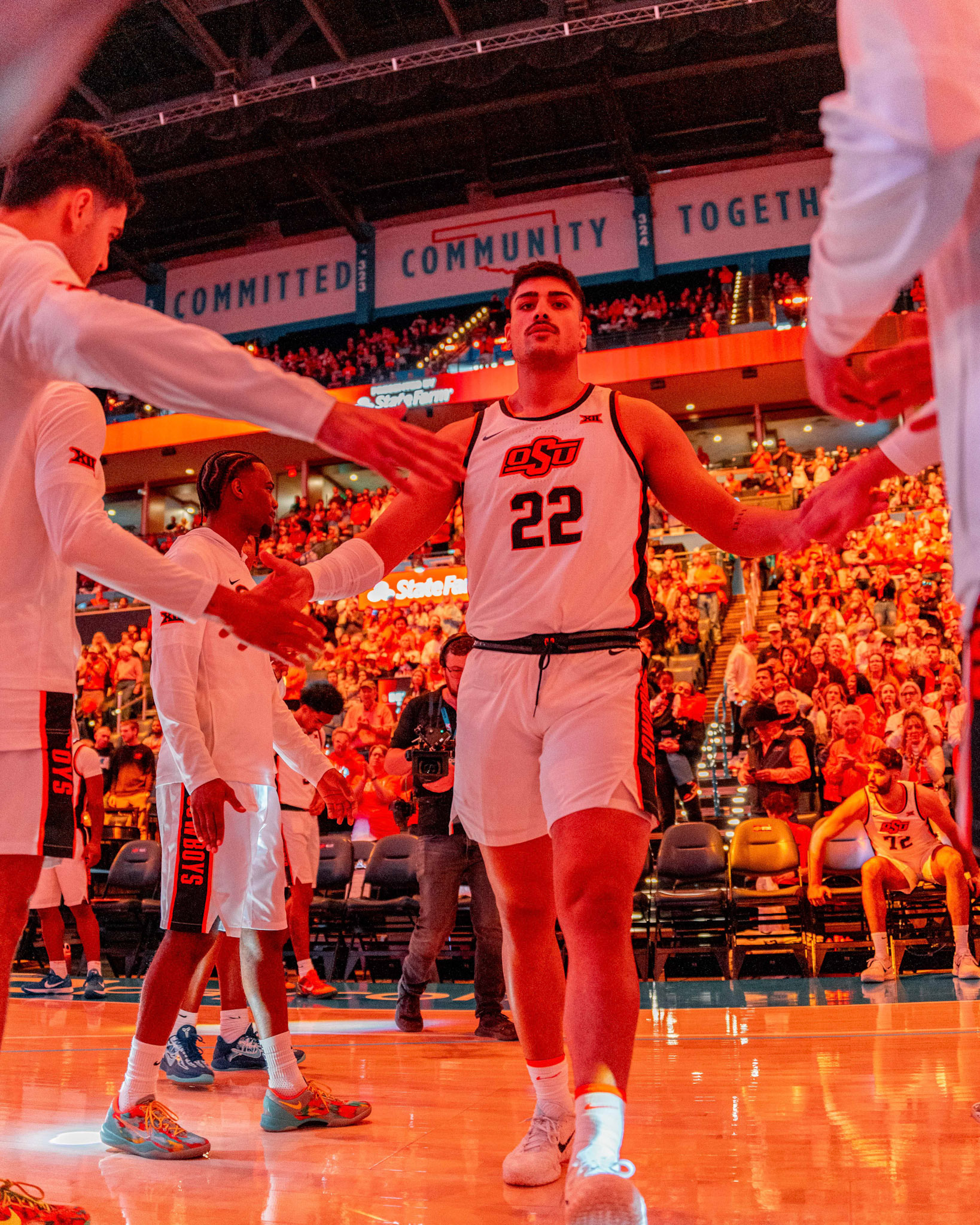 Image Taken at OkState vs Oklahoma, 13, 12, 2025, Paycom Center, Oklahoma City Oklahoma. Carson Skidmore/OSU Athletics