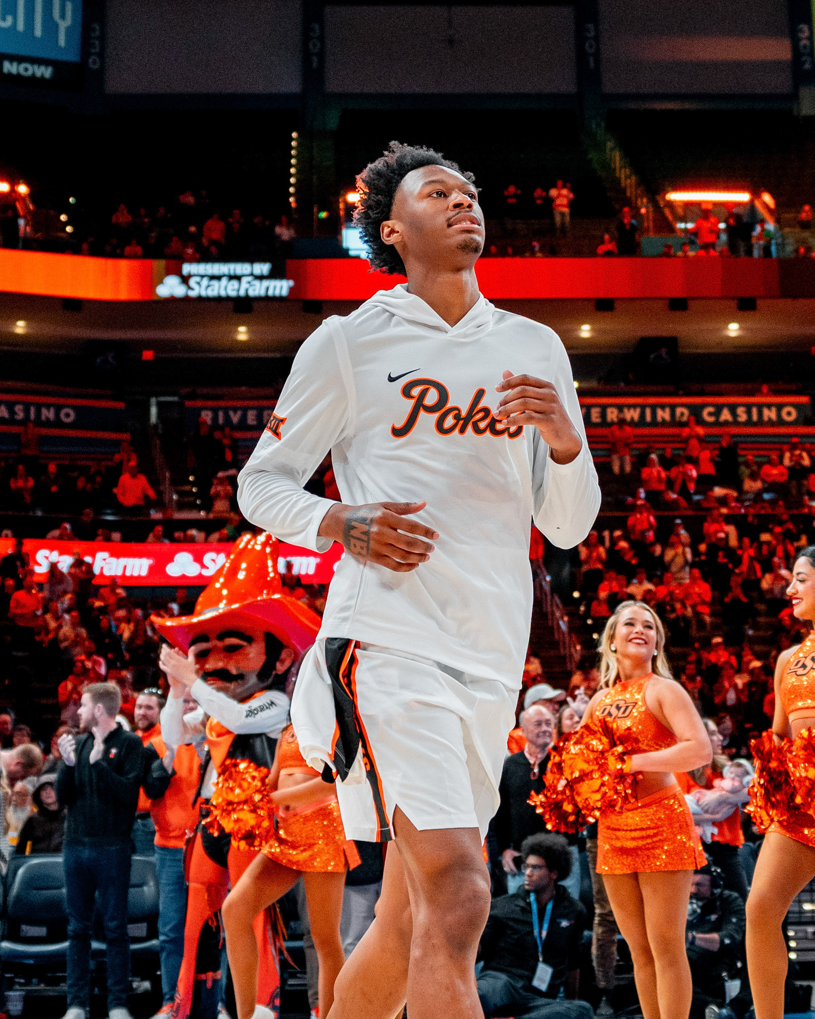Image Taken at OkState vs Oklahoma, 13, 12, 2025, Paycom Center, Oklahoma City Oklahoma. Carson Skidmore/OSU Athletics