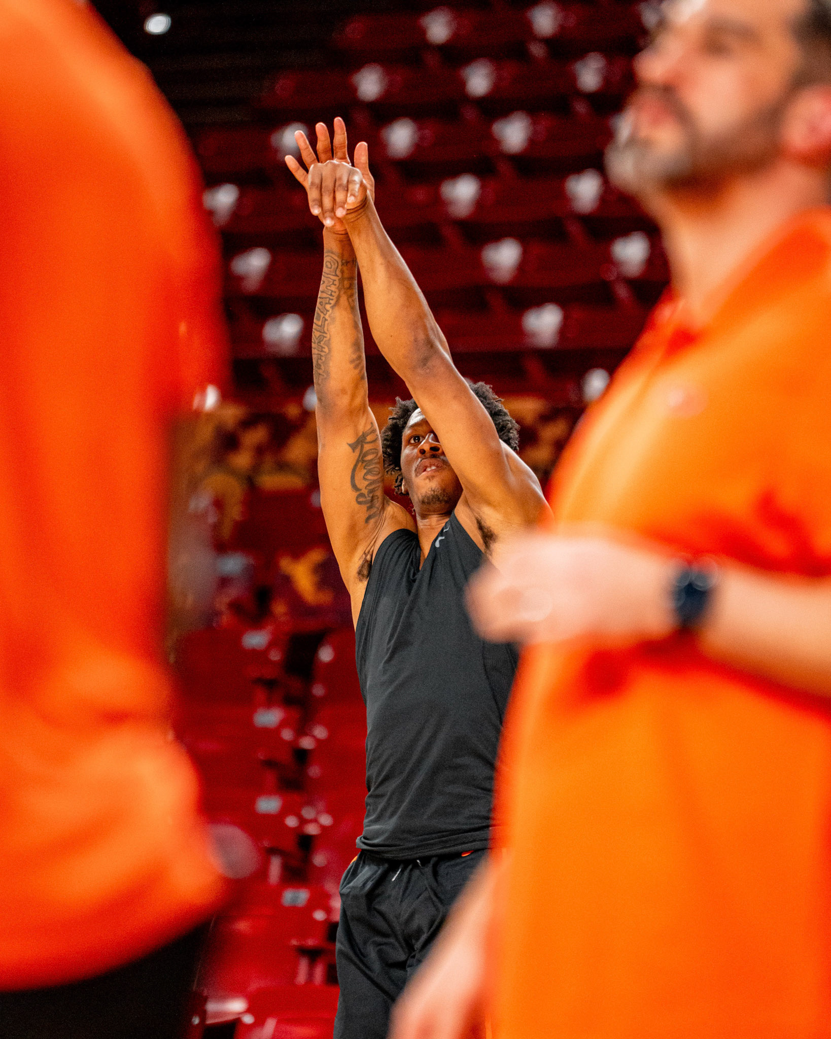 Image Taken at Oklahoma State Mens Basketball at Arizona State University, 10, 02, 2026, Desert Financial Arena, Tempe, Arizona. Carson Skidmore/OSU Athletics