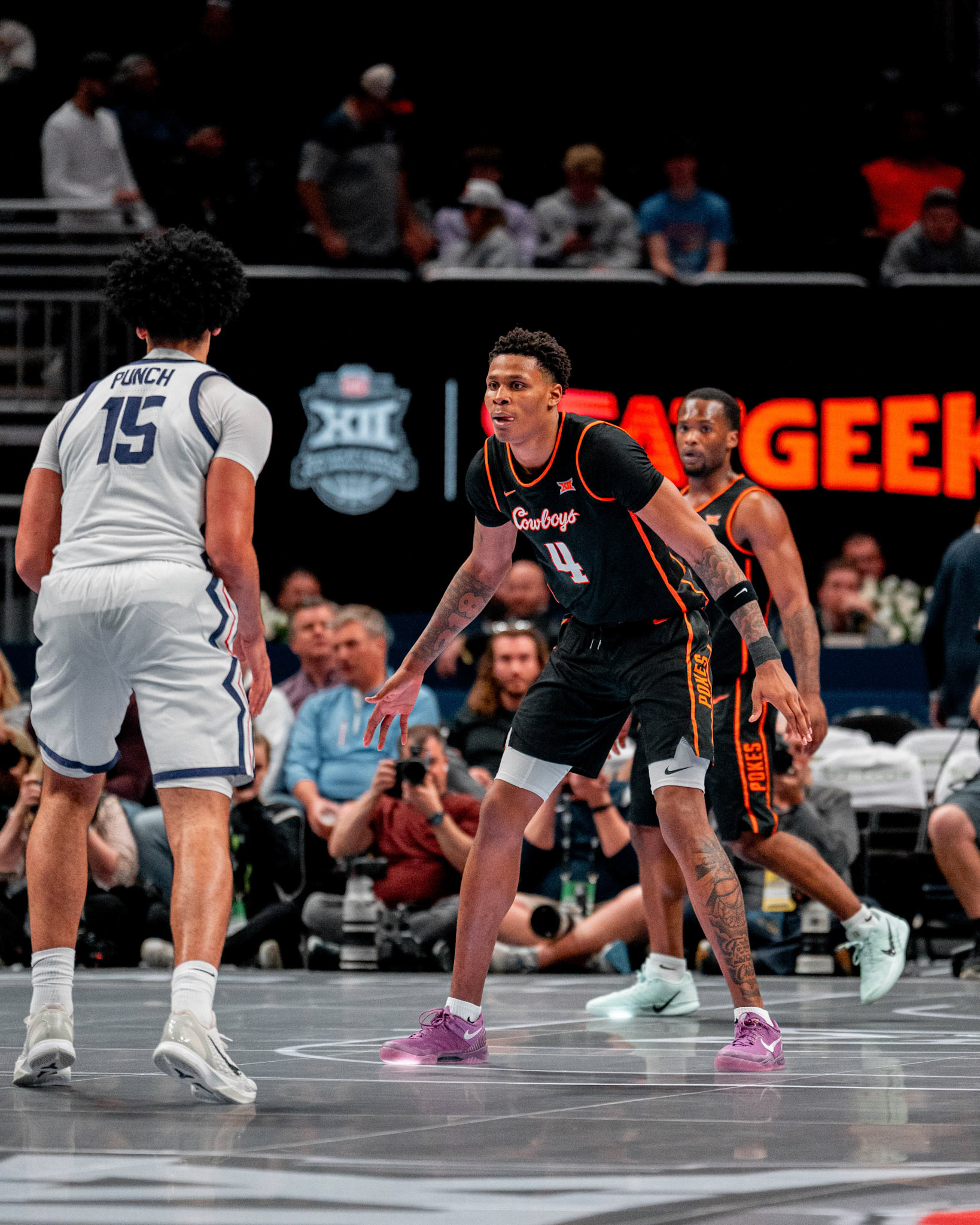 Image Taken at MBB vs TCU (Big 12 Tournamentt, 12, 03, 2026, T-Mobile Center, Kansas City Missouri. Carson Skidmore/OSU Athletics