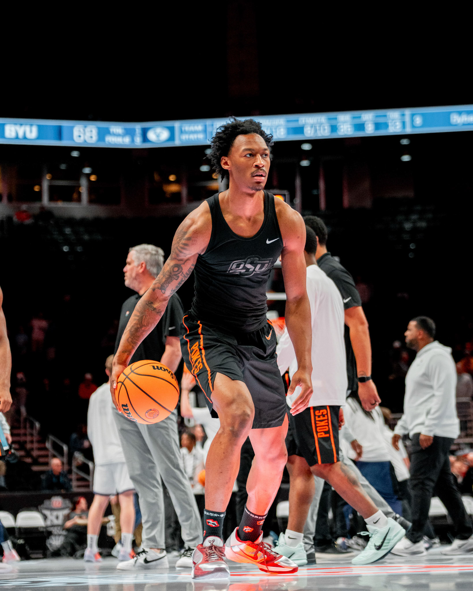 Image Taken at MBB vs TCU (Big 12 Tournamentt, 12, 03, 2026, T-Mobile Center, Kansas City Missouri. Carson Skidmore/OSU Athletics