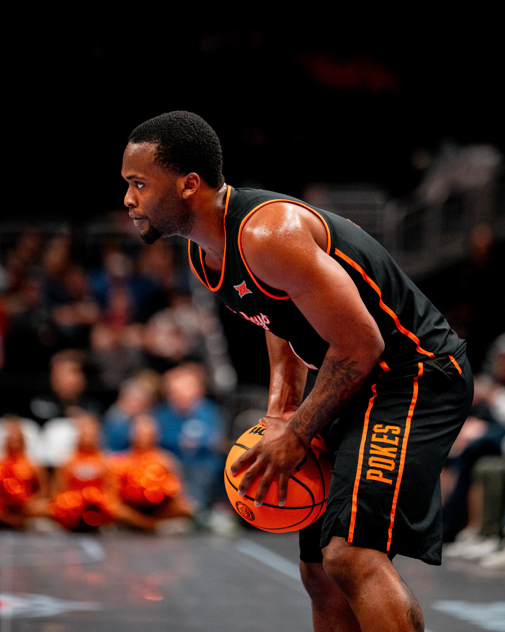 Image Taken at 2026 Phillips 66 Big 12 Men's Basketball Tournament, 11, 03, 2026, T-Mobile Center, Kansas City Missouri. Carson Skidmore/OSU Athletics