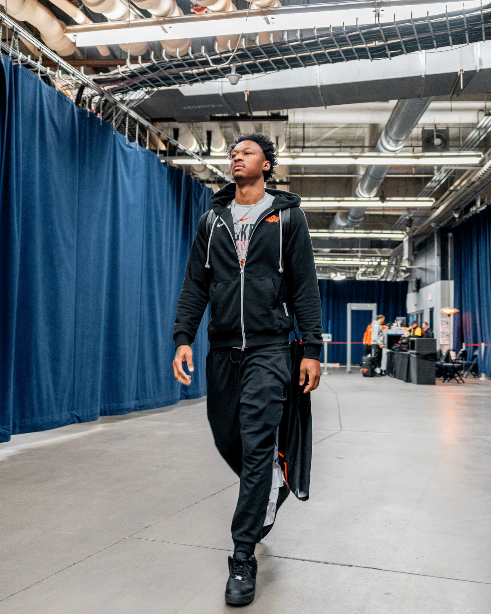 Image Taken at OkState vs Oklahoma, 13, 12, 2025, Paycom Center, Oklahoma City Oklahoma. Carson Skidmore/OSU Athletics