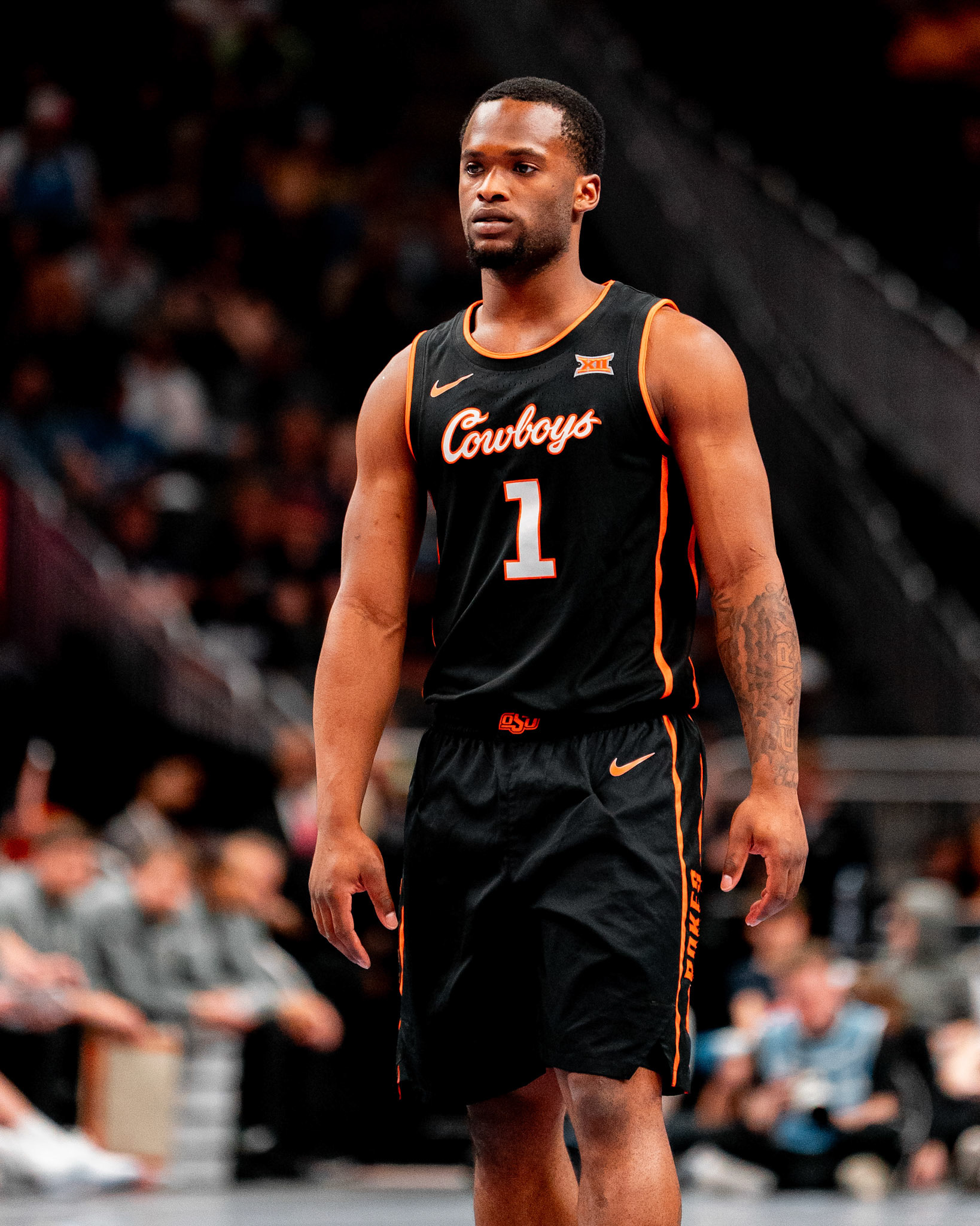 Image Taken at 2026 Phillips 66 Big 12 Men's Basketball Tournament, 11, 03, 2026, T-Mobile Center, Kansas City Missouri. Carson Skidmore/OSU Athletics