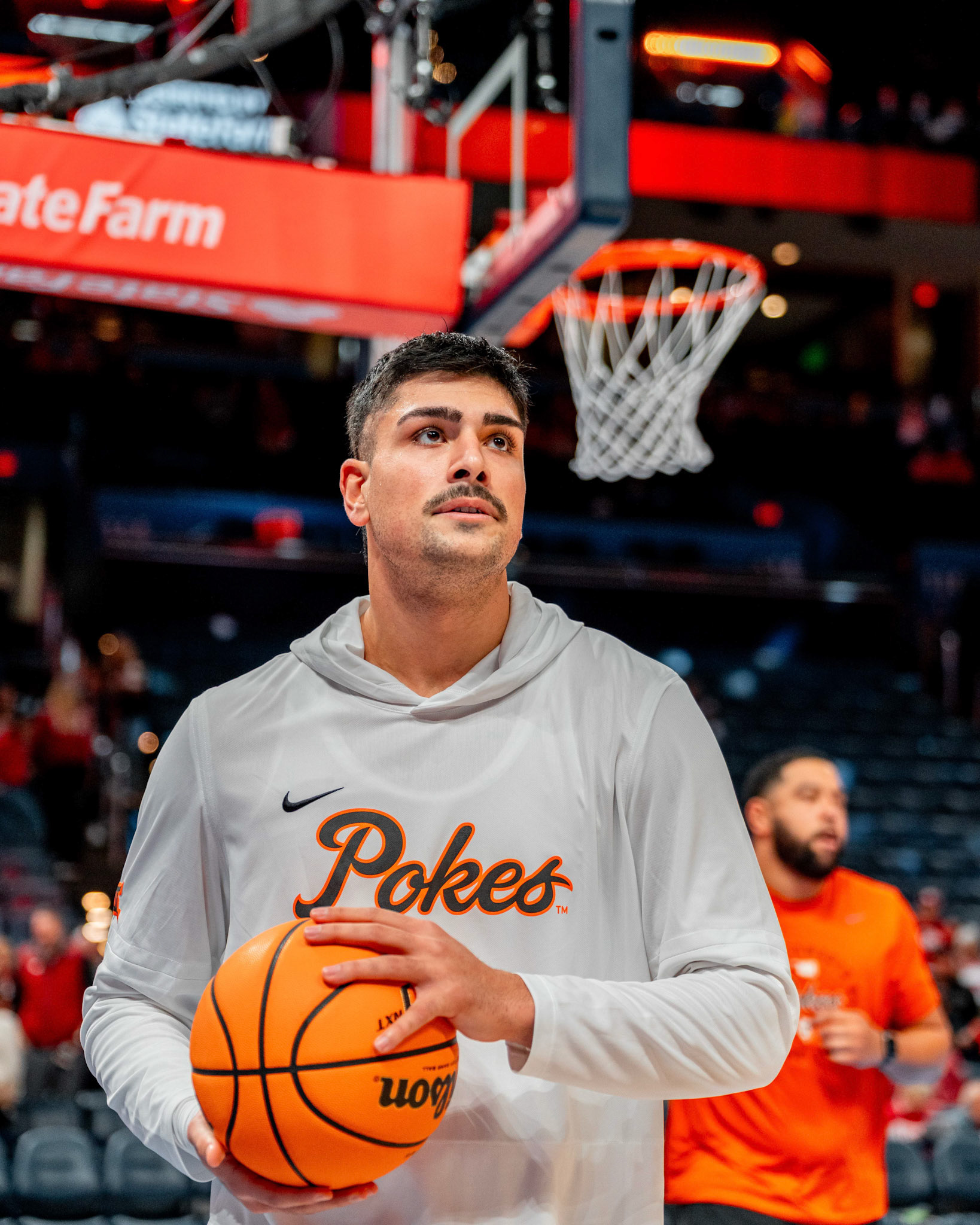 Image Taken at OkState vs Oklahoma, 13, 12, 2025, Paycom Center, Oklahoma City Oklahoma. Carson Skidmore/OSU Athletics