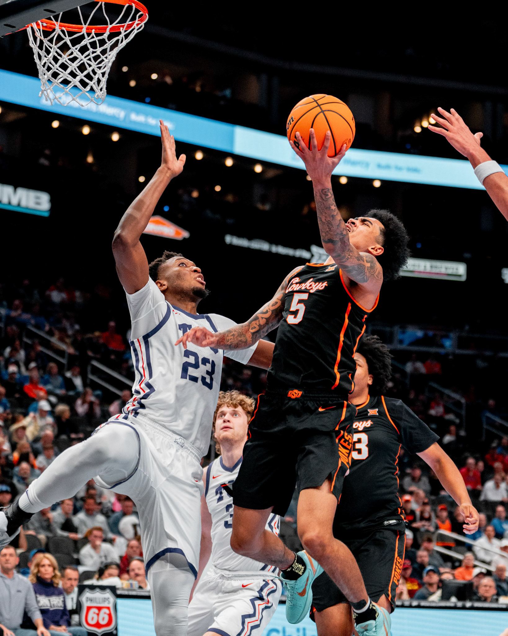 Image Taken at MBB vs TCU (Big 12 Tournamentt, 12, 03, 2026, T-Mobile Center, Kansas City Missouri. Carson Skidmore/OSU Athletics