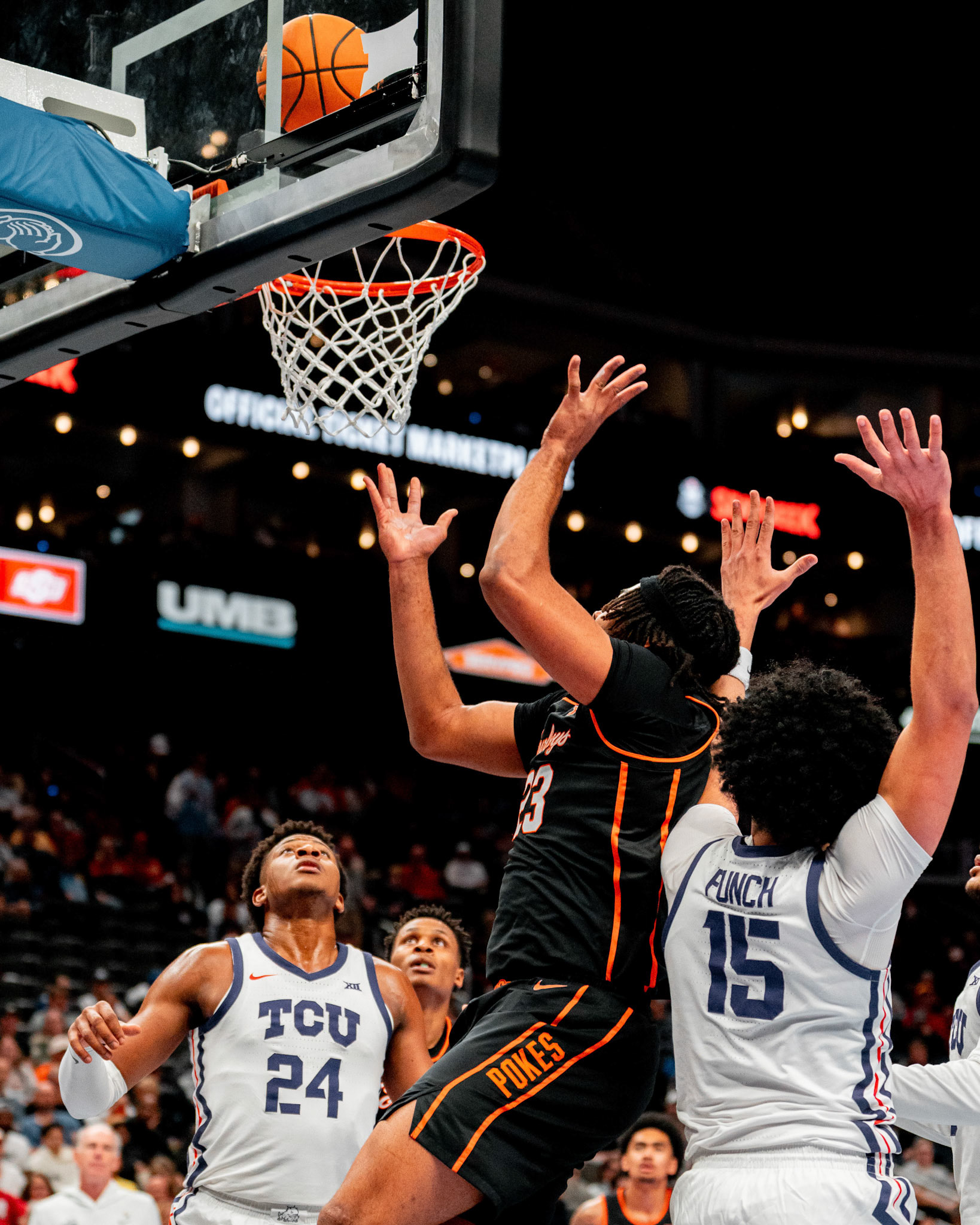 Image Taken at MBB vs TCU (Big 12 Tournamentt, 12, 03, 2026, T-Mobile Center, Kansas City Missouri. Carson Skidmore/OSU Athletics