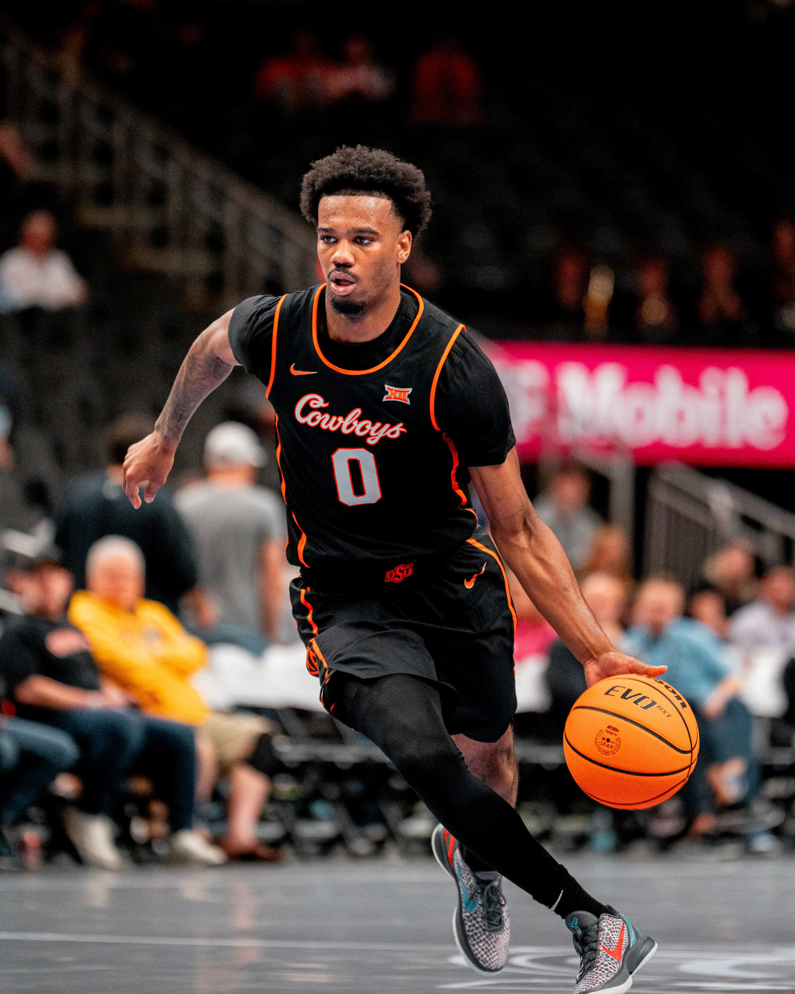 Image Taken at 2026 Phillips 66 Big 12 Men's Basketball Tournament, 11, 03, 2026, T-Mobile Center, Kansas City Missouri. Carson Skidmore/OSU Athletics